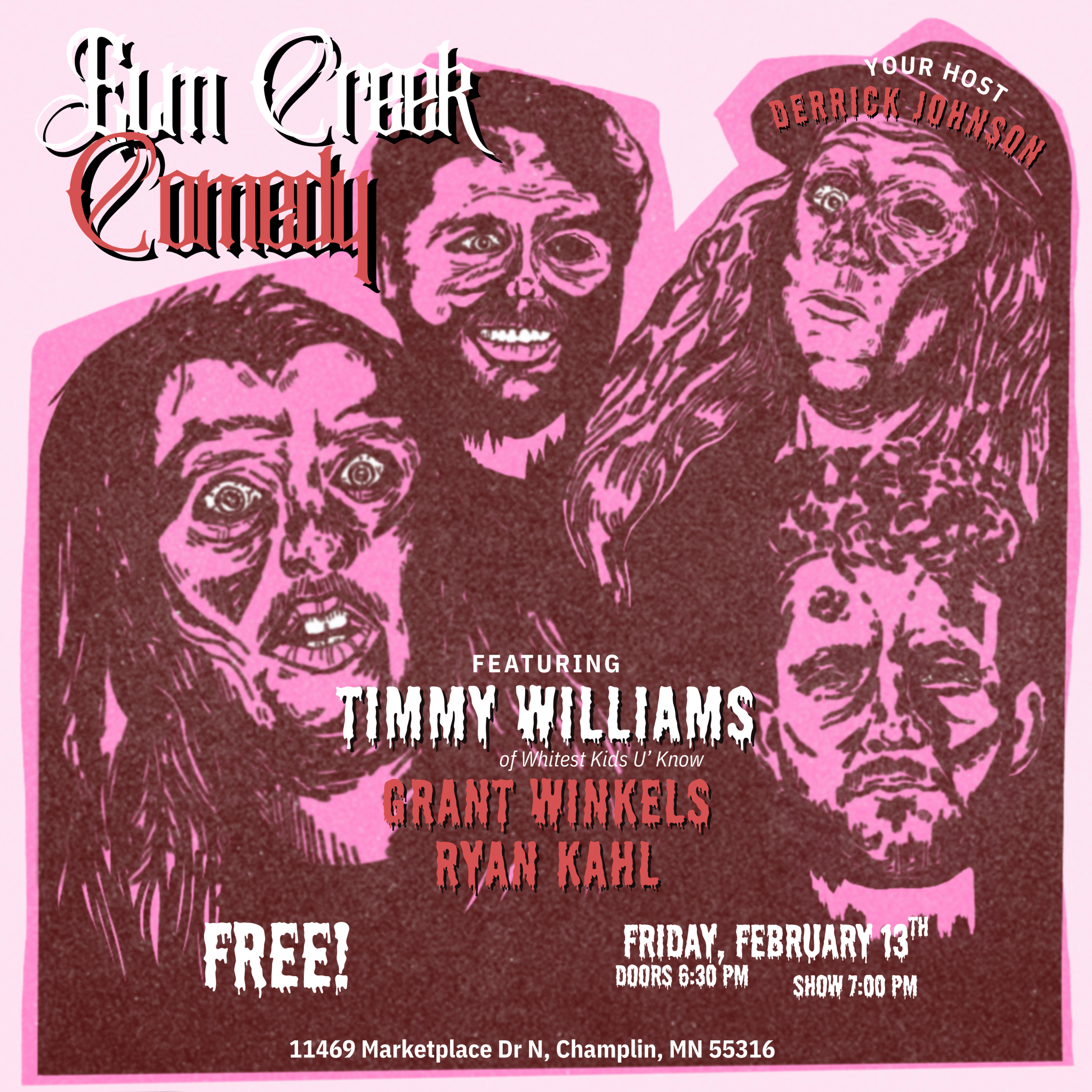 Free Comedy at The Creek 