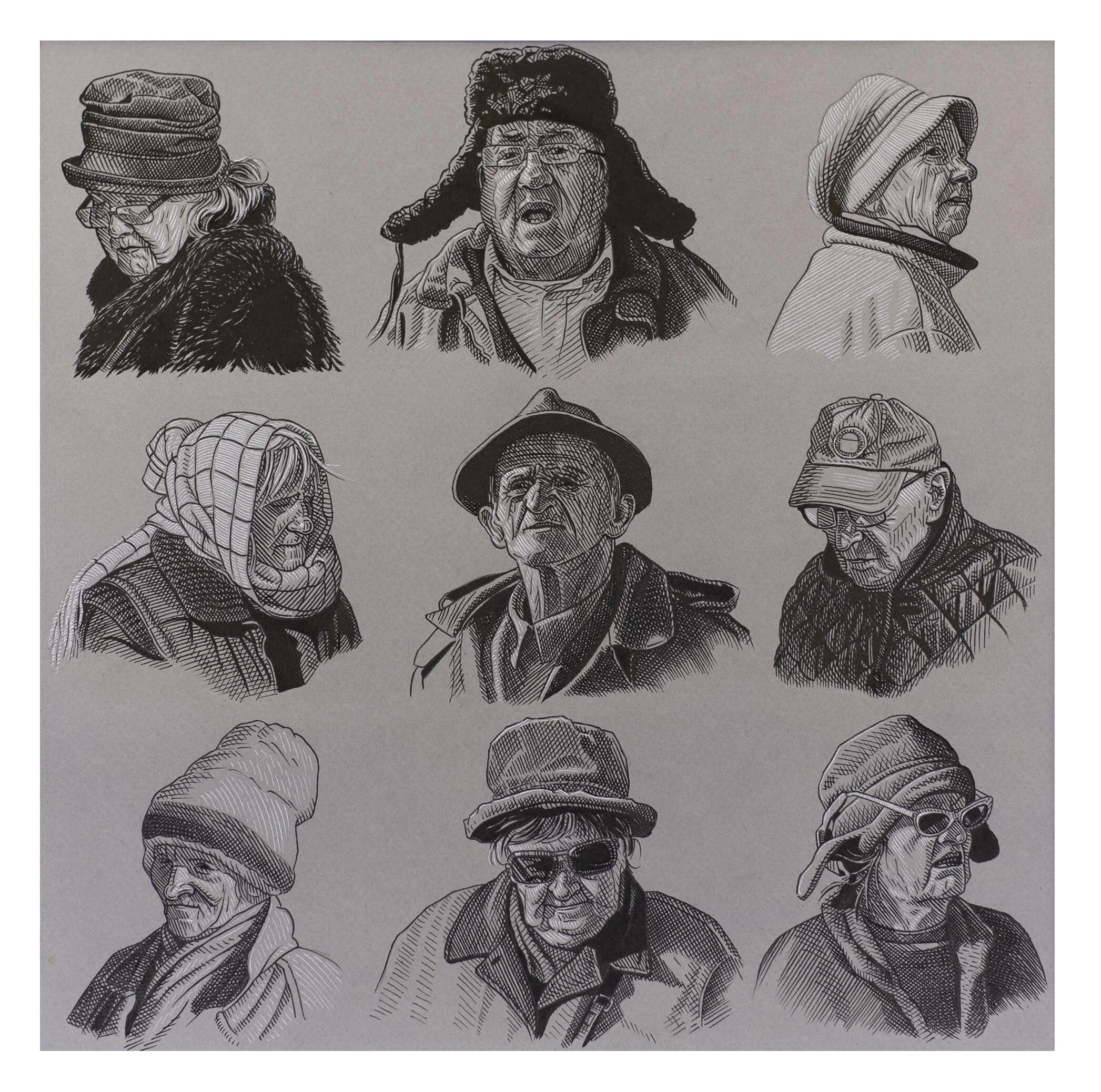 "Downtown portraits"