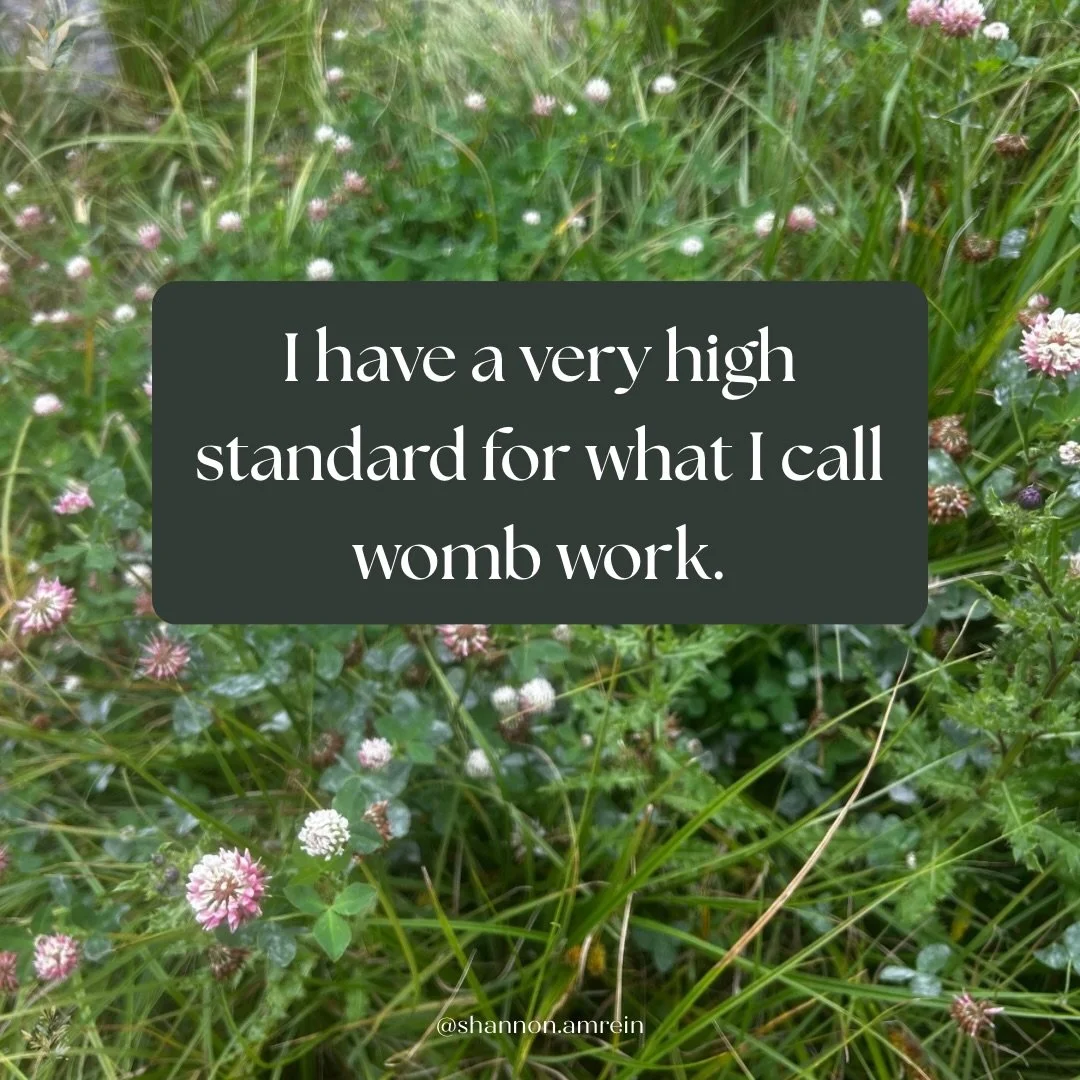 I&rsquo;m not telling the womb world what it should be. I&rsquo;m telling you what I mean when I say womb work.

#wombwisdom #wombwork #wombworker #wombhealing #wombcare