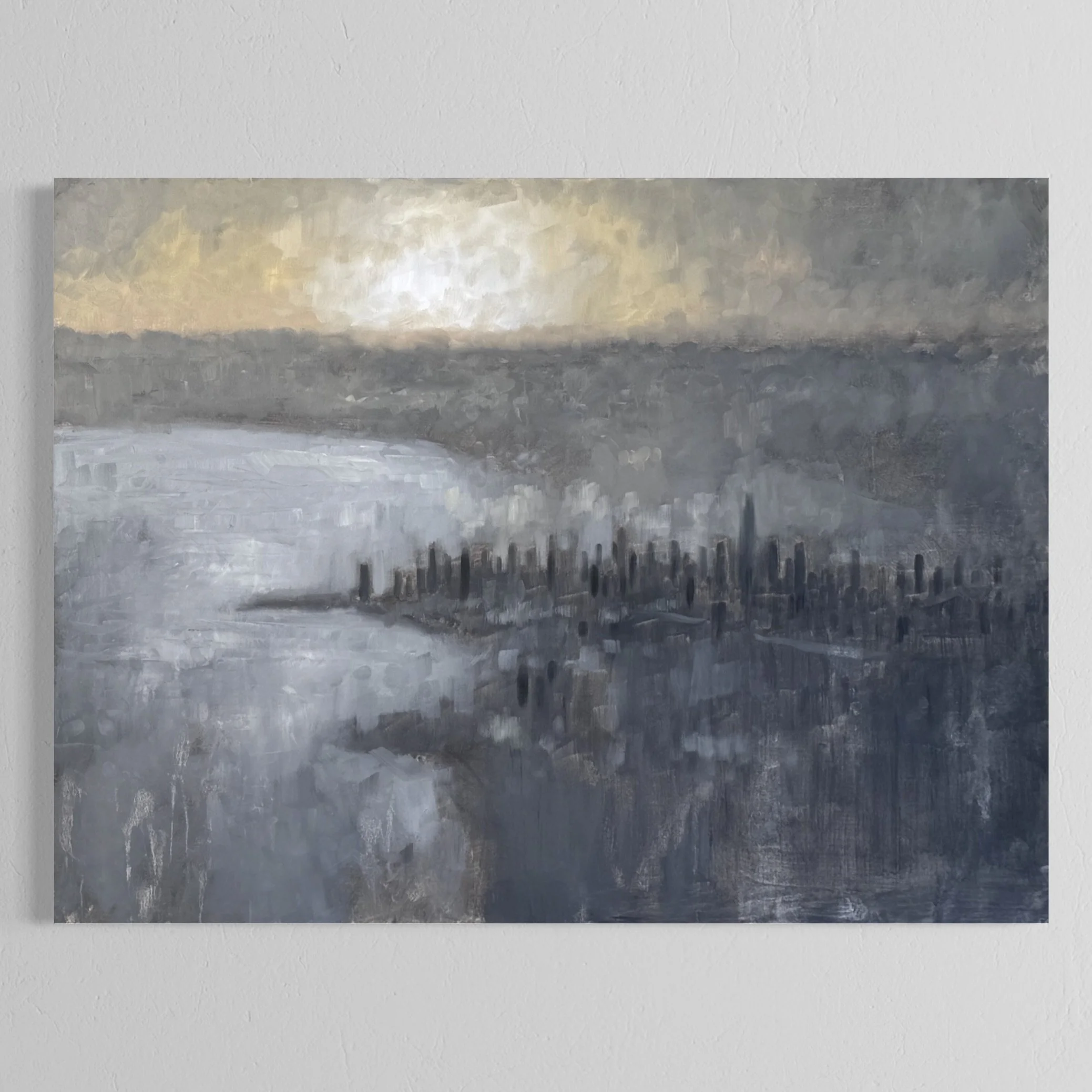40 x 30 Chicago Serene Neutral Noir