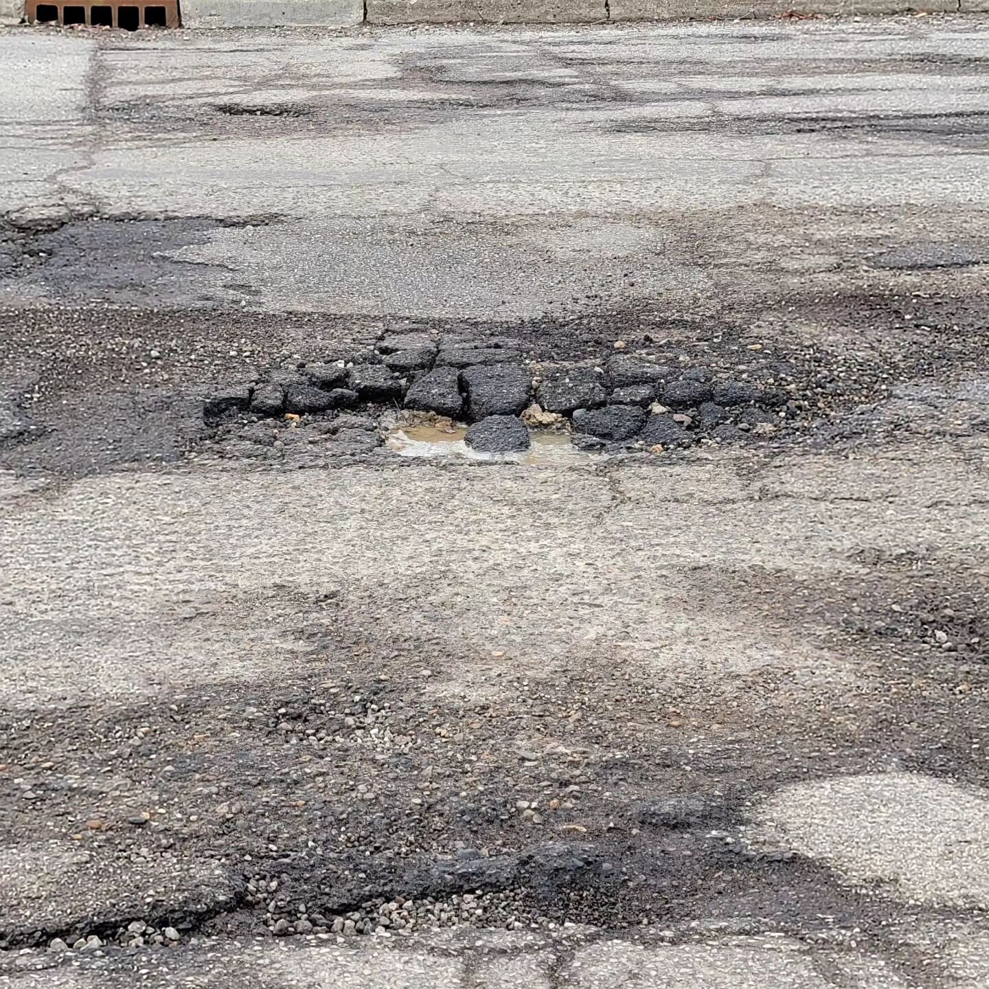 Pothole season in Indy! Please report all potholes through RequestIndy app or online. 
...
Yes, we could talk forever about the infrastructure inequality in Indiana. But until that gets fixed, just keep reporting and hold our officials accountable.