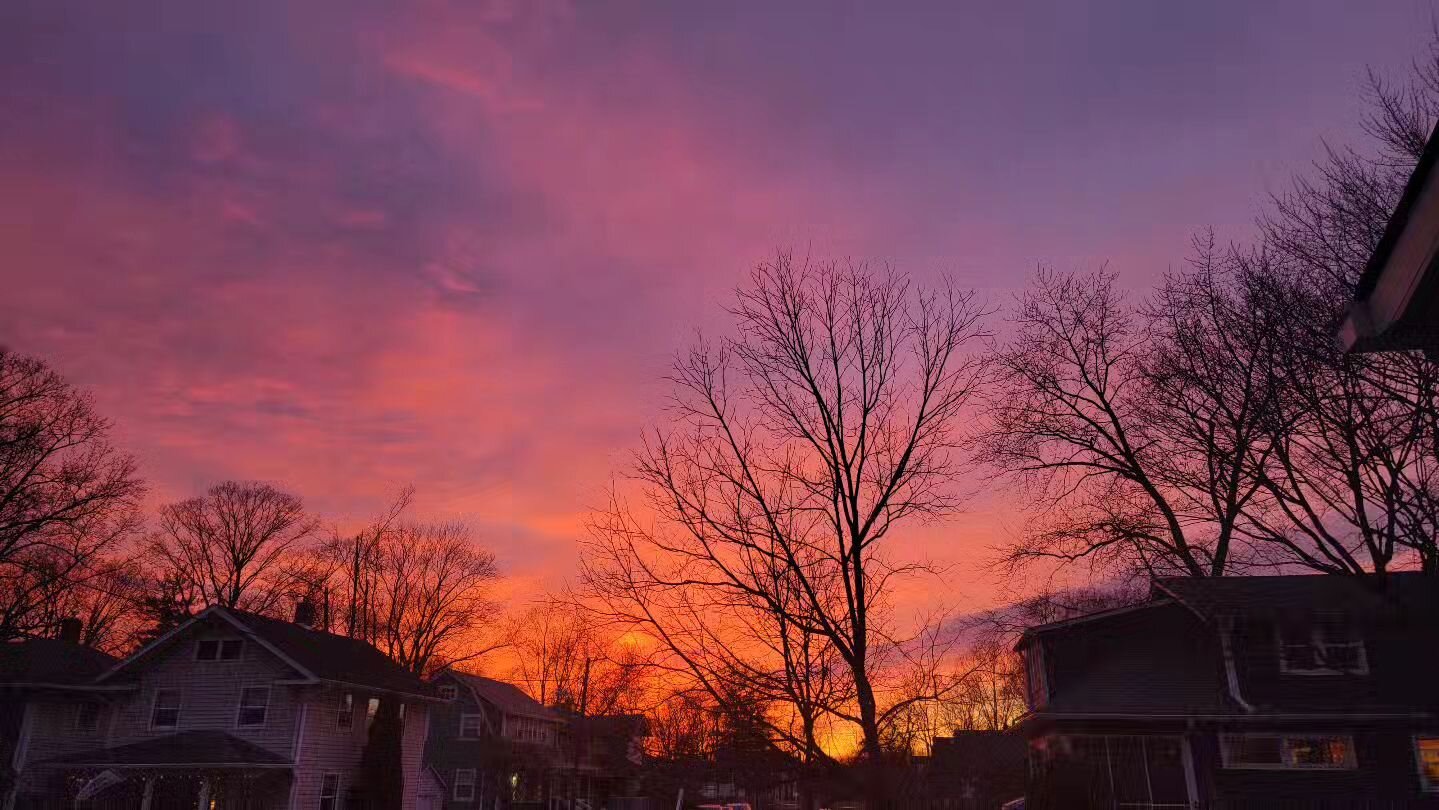 A Springdale sunset moment