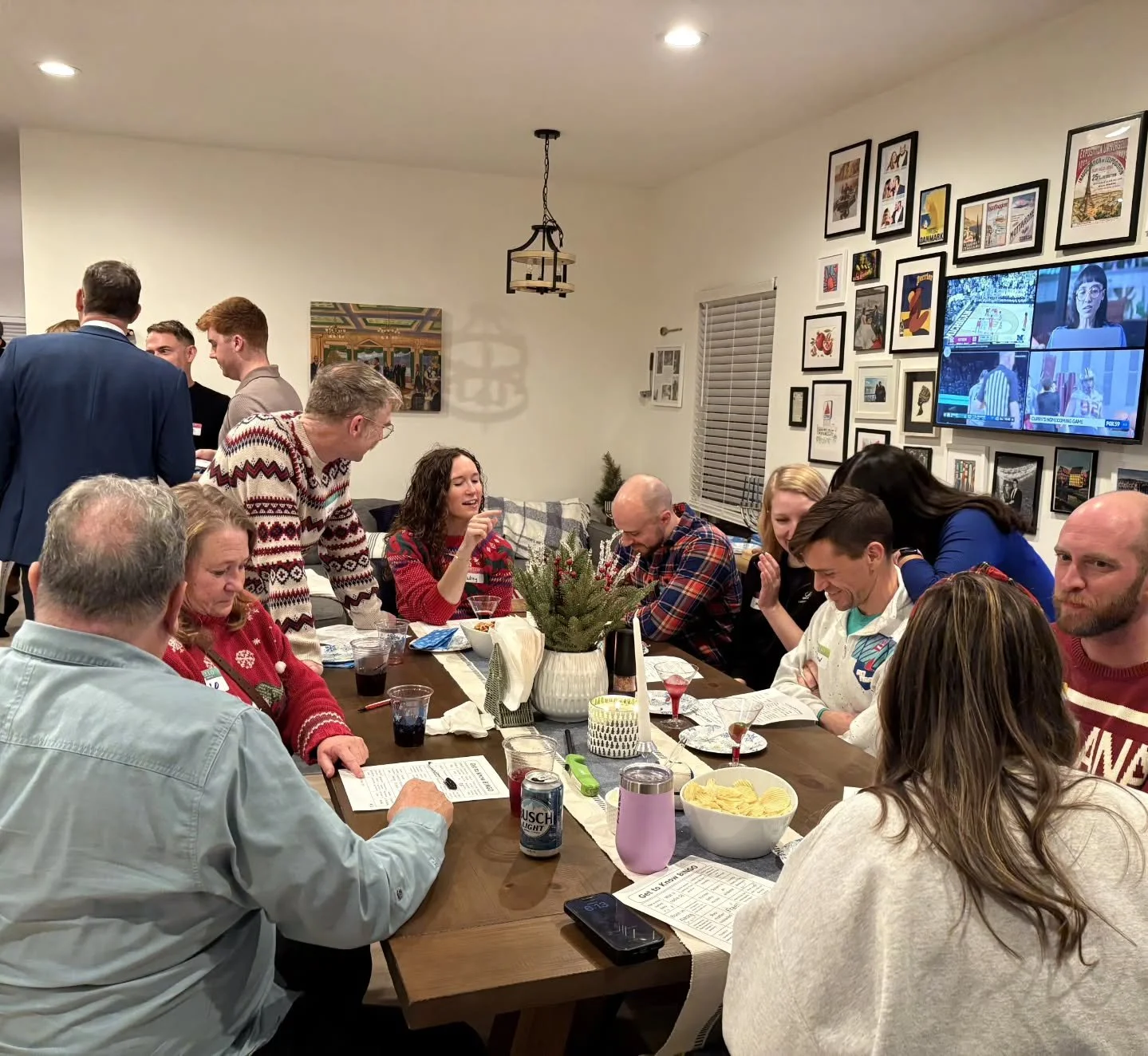 What a night! Thank you to everyone who opened their homes, brought treats, and showed up with so much holiday spirit for our Holiday House Crawl.
Stop 1 - Christmas / Hanukkah
Stop 2 - St. Patrick's Day
Stop 3 - 2024 New Years

One of our favorite m