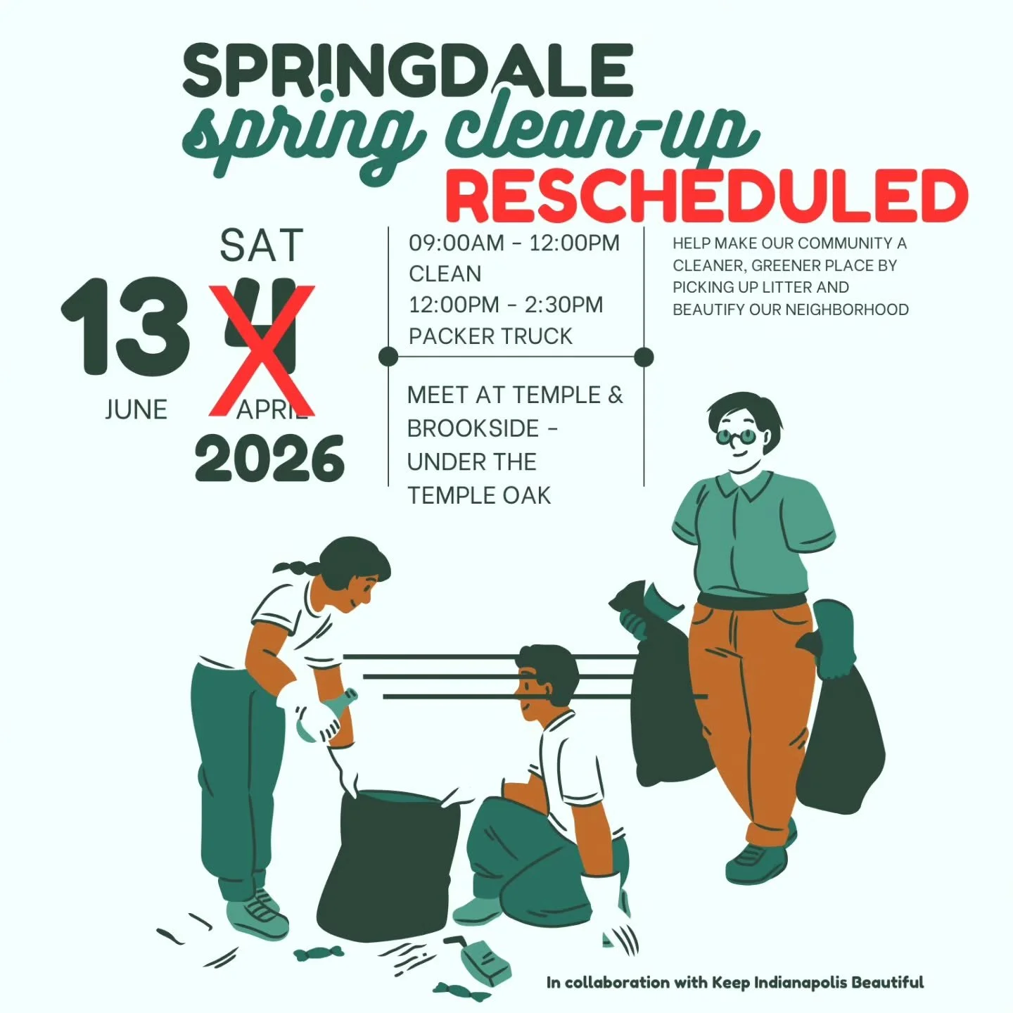 Not trying to get struck by lightning tomorrow so we've decided to reschedule for the next time KIB has an afternoon truck for us. Spread the word!