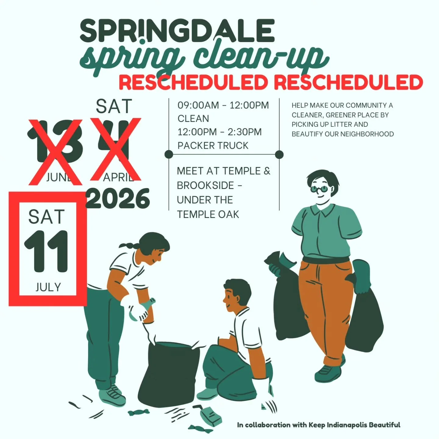 We want to go to the pride parade and definitely goofed rescheduling - so we're rescheduling again!