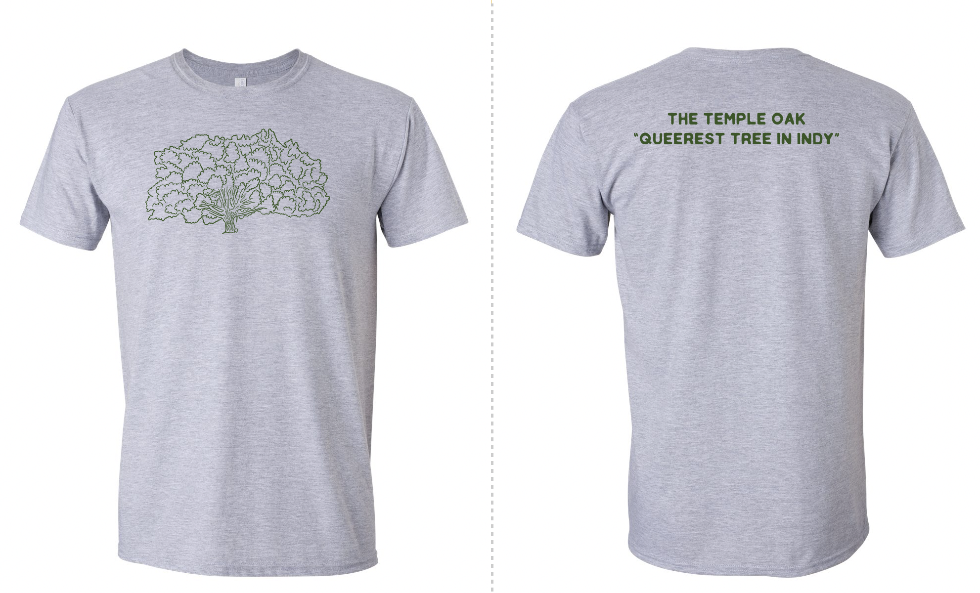 T-Shirt ; Temple Oak