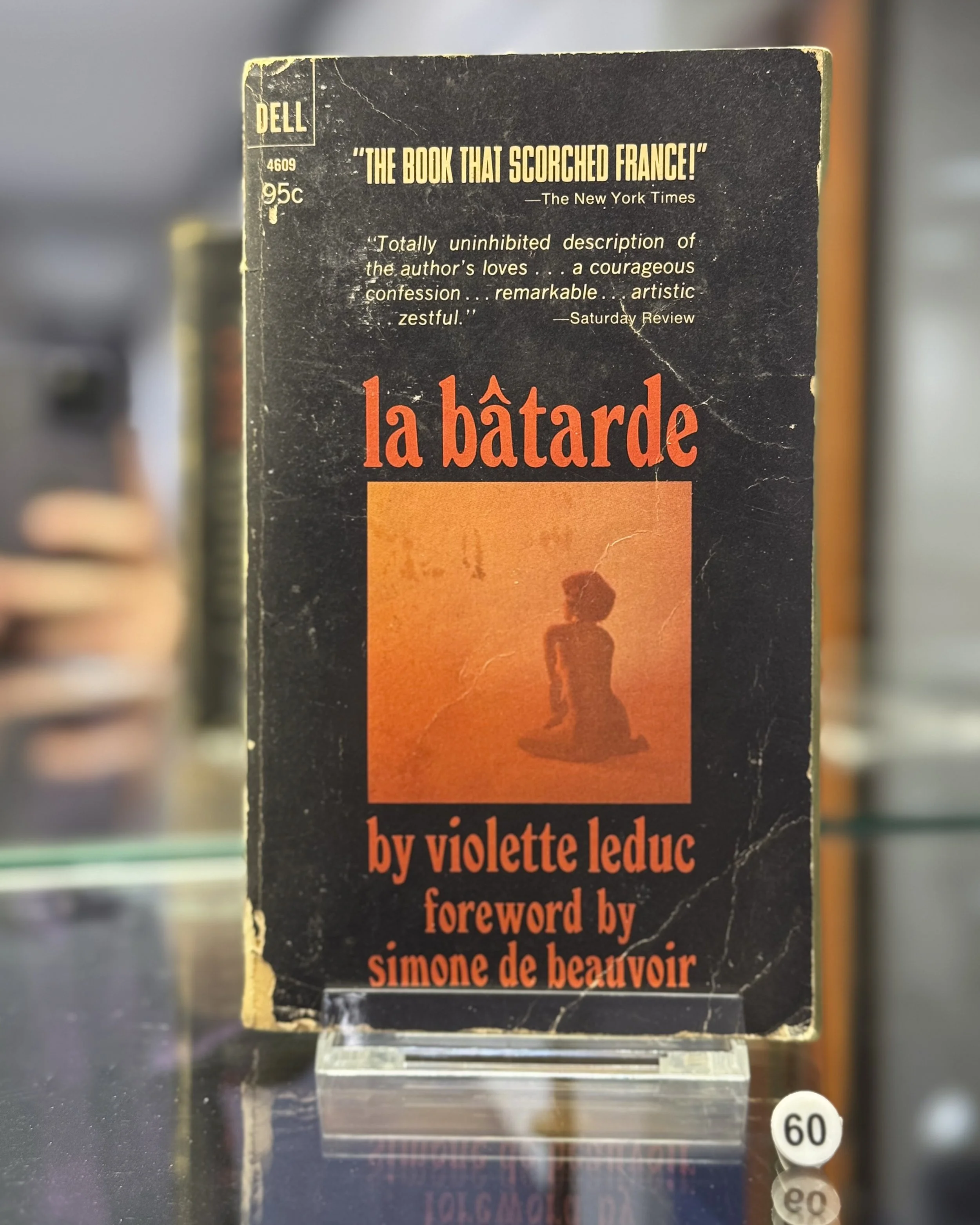 60. La Bâtarde by Violette LeDuc, Dalkey Archive Press, 1964. (p. 150 COJ)