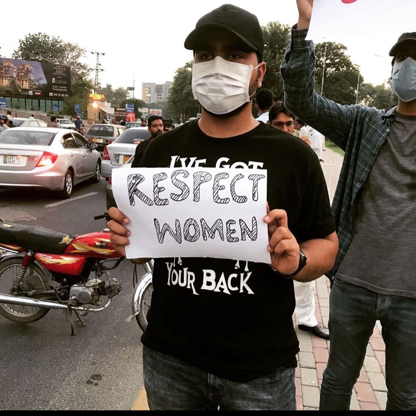 Male allies at yesterday&rsquo;s Lahore, Pakistan protest against sexual violence via @maatitvpk #ahumanfirst #humanfirst #heforshe #inspiring #realmen #