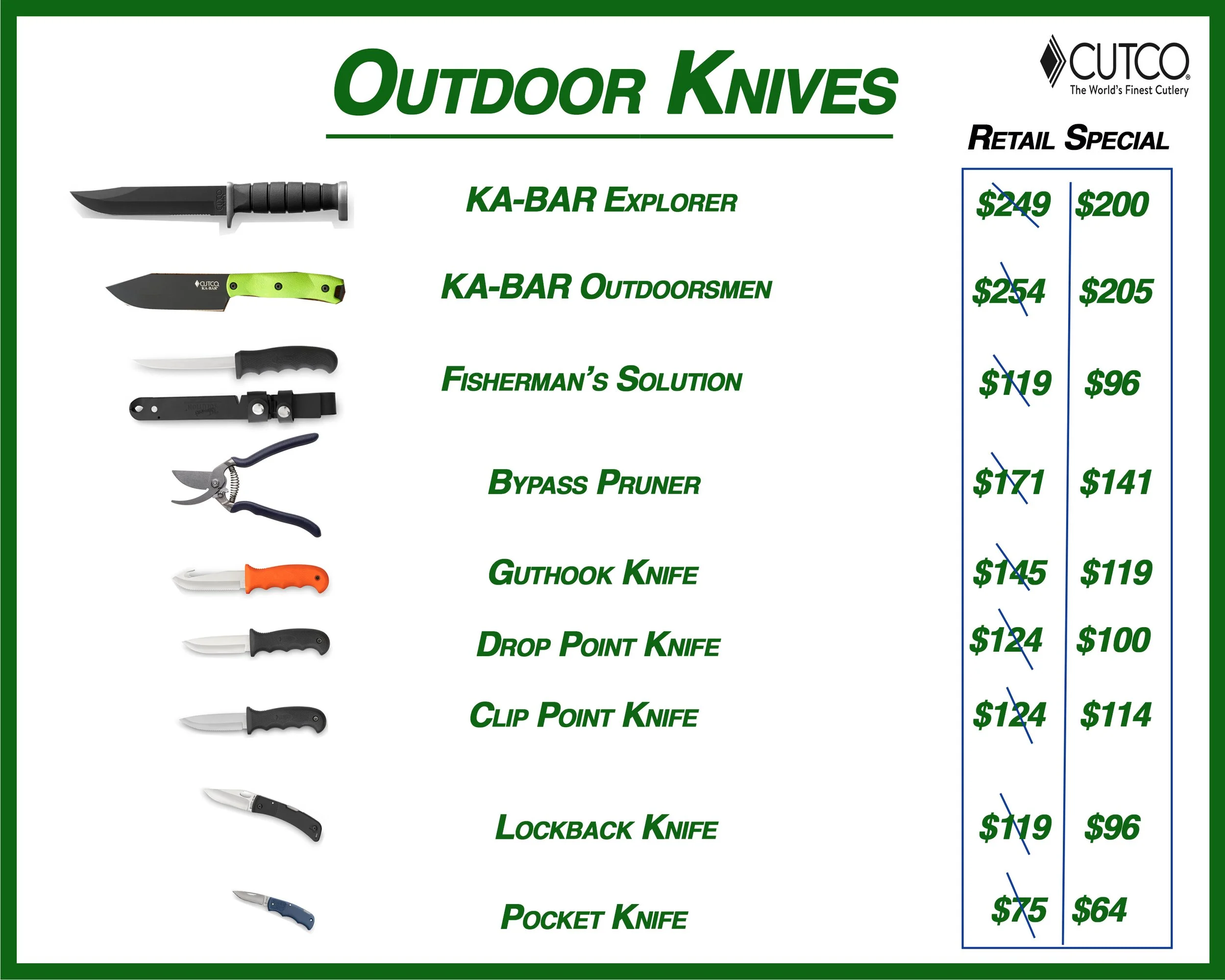 Cutco Individual Pieces — Atlanta Knife Guy