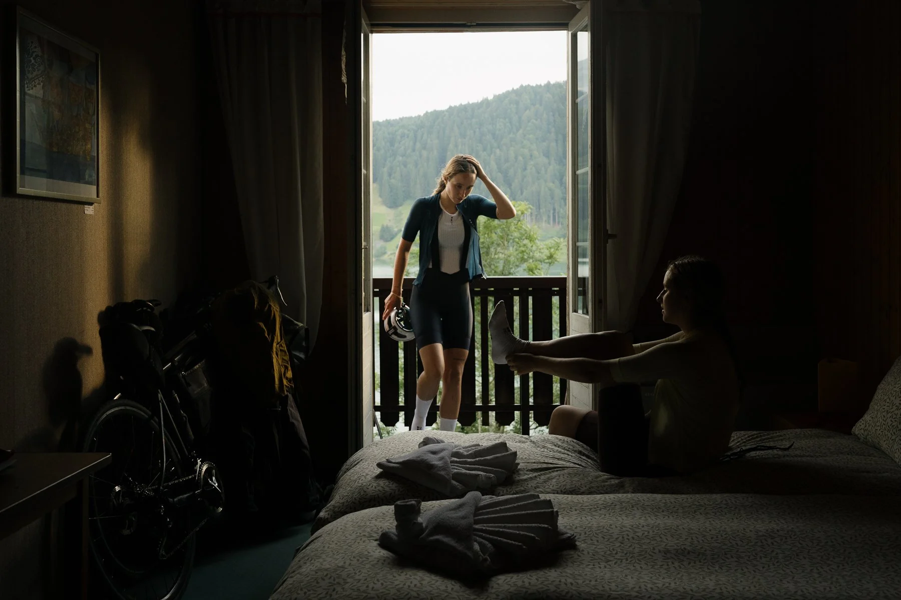 Bikepacking in Switzerland for Universal Colours