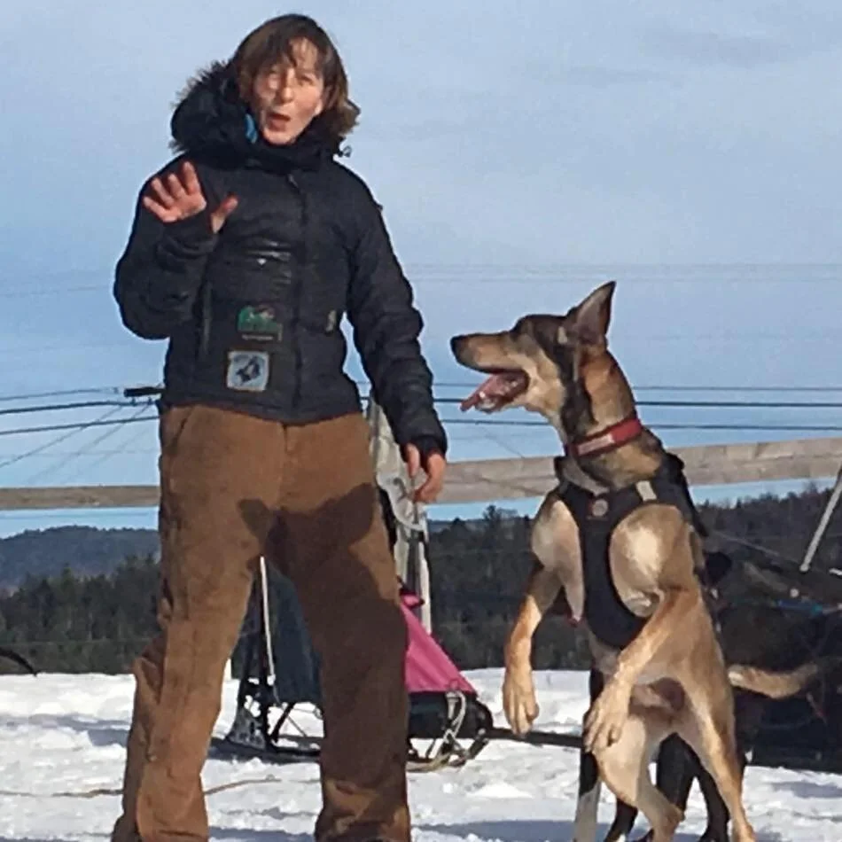 Christine and her "sister" Dory