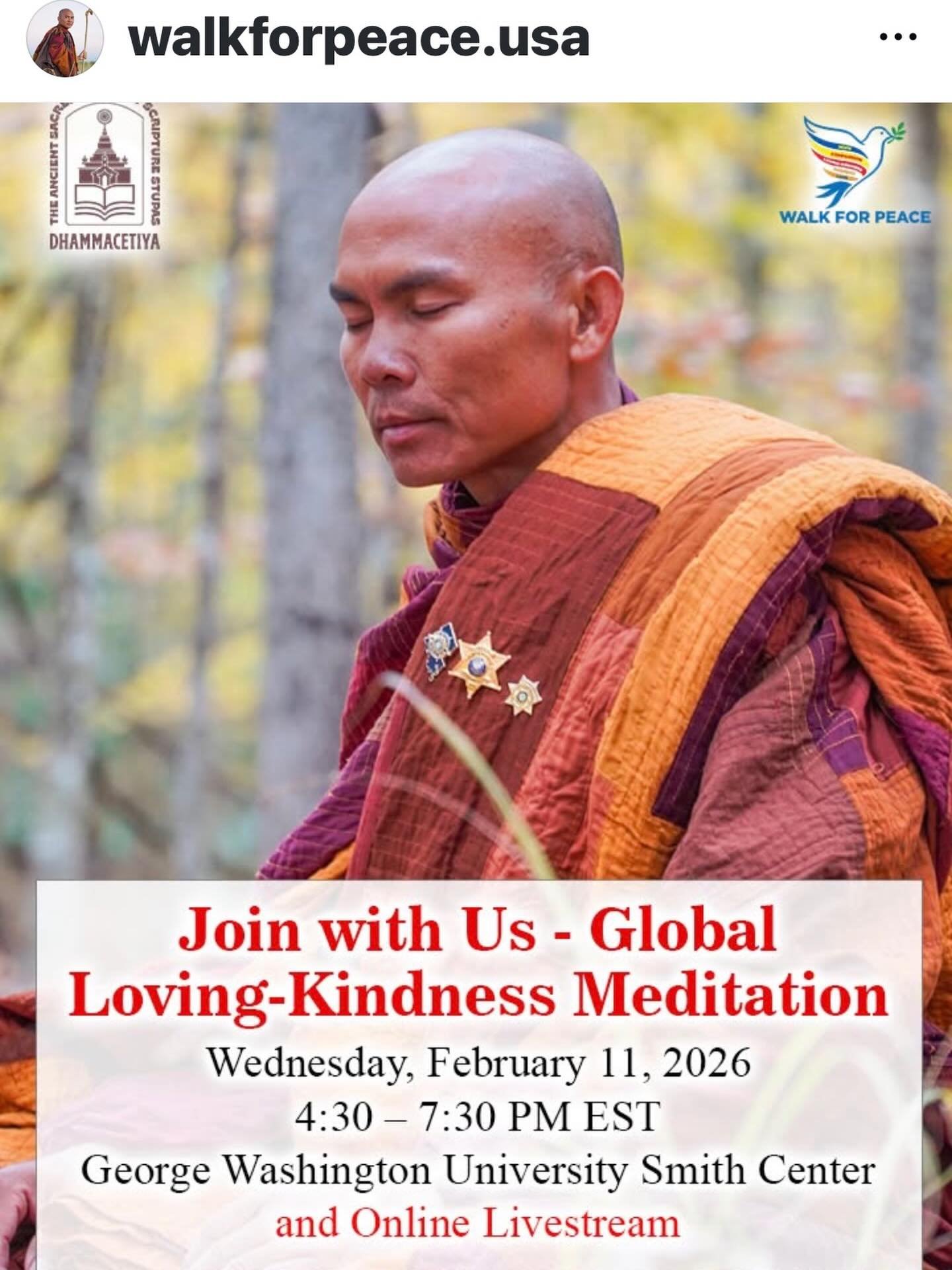 Sharing because this feels so important

https://dhammacetiya.com/walk-for-peace/global-meditation/

#collectiveintention 🕊️