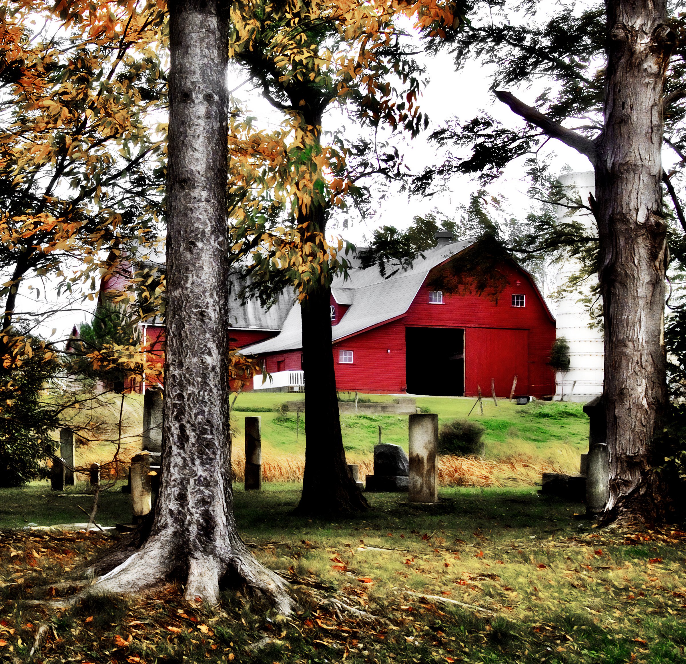 A Stones Throw to the Big Red Barn