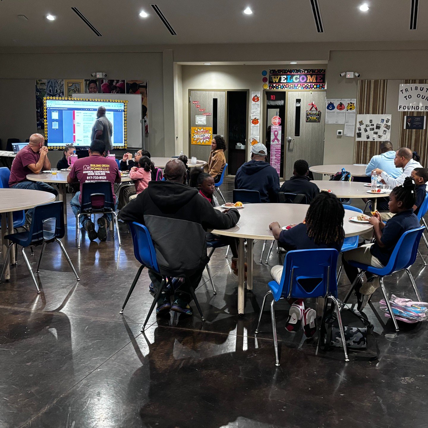 Our All Pro Dads chapter met last Thursday for breakfast and a short lesson. All Pro Dads is all about giving dads and father figures the resources they need to be influential in the lives of their children. We are grateful for Officer David Nicholso