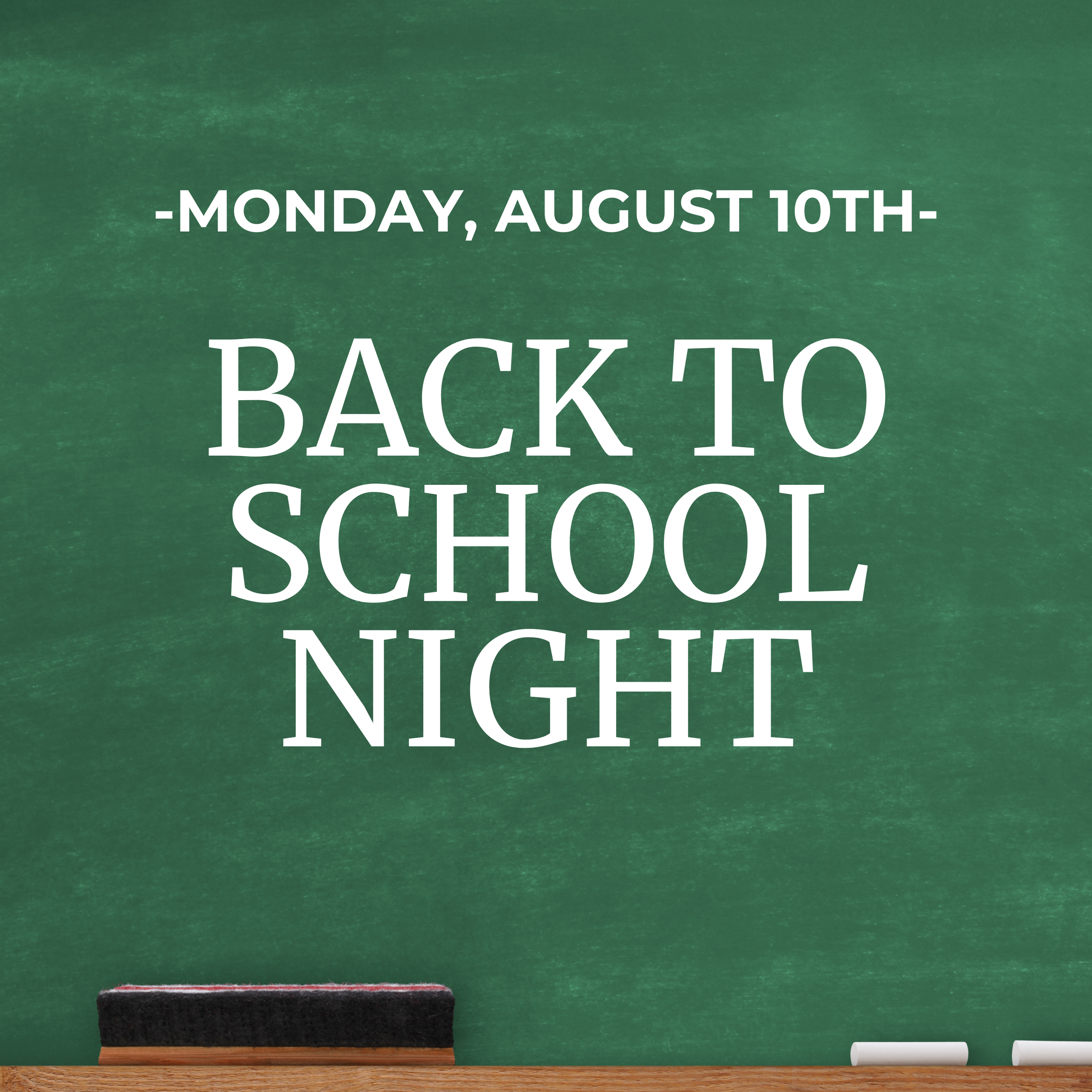 Back to School Night