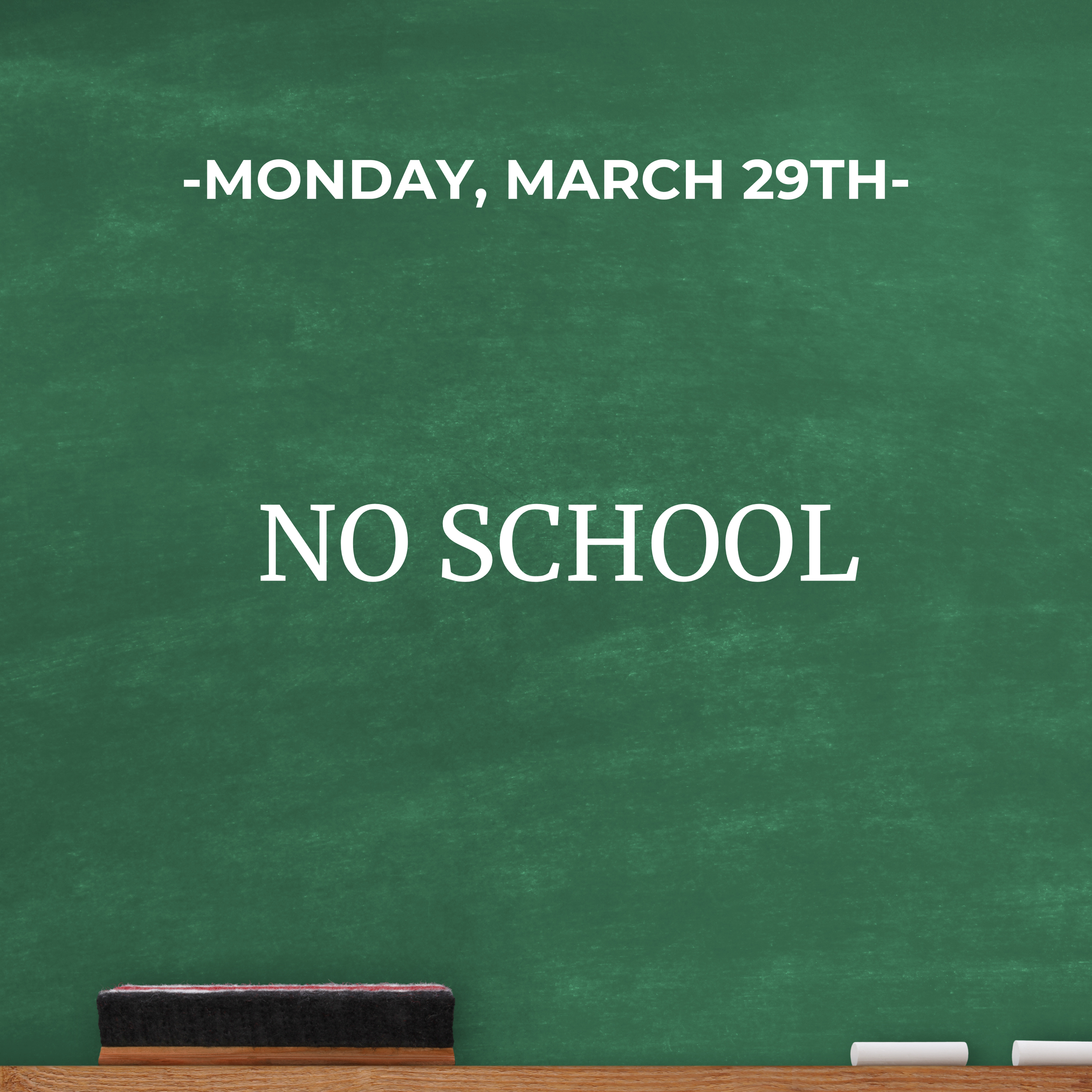 No School