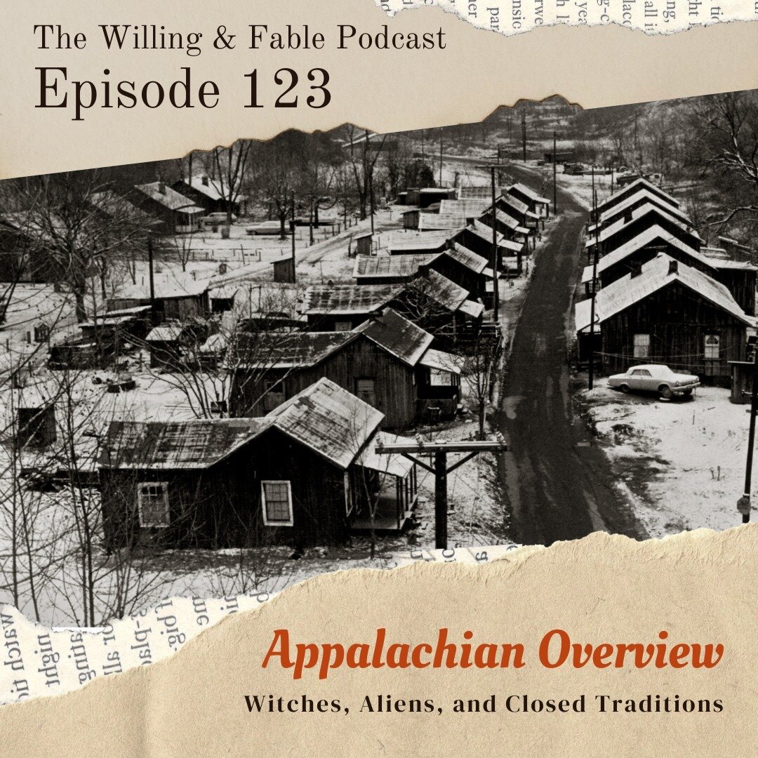 This week it's Episode 123 - Appalachian Overview - Witches, Aliens, and Closed Traditions⁠
⁠
Tracey dives into the folklore of the Bell Witch, the Brown Mountain Lights, and the Flat Woods Monster. Rowan tells a story about the Cryptid Community Con