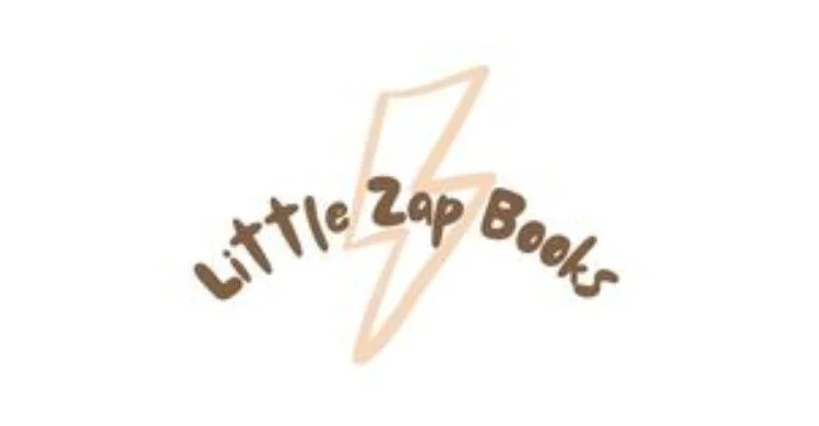 The logo for Little Zap Books, featuring a simple illustration of a lightning bolt.