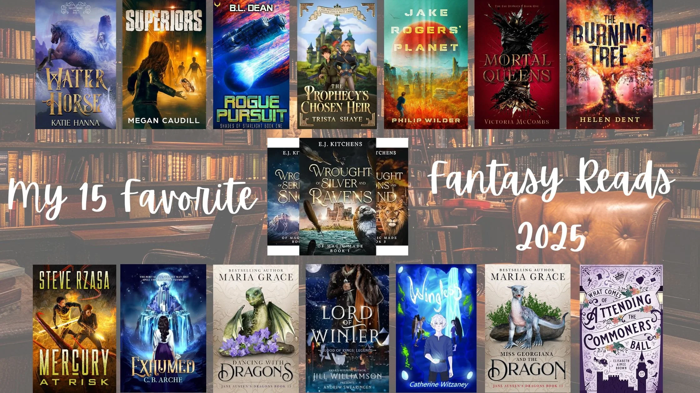 15 Favorite Fantasy Reads 2025