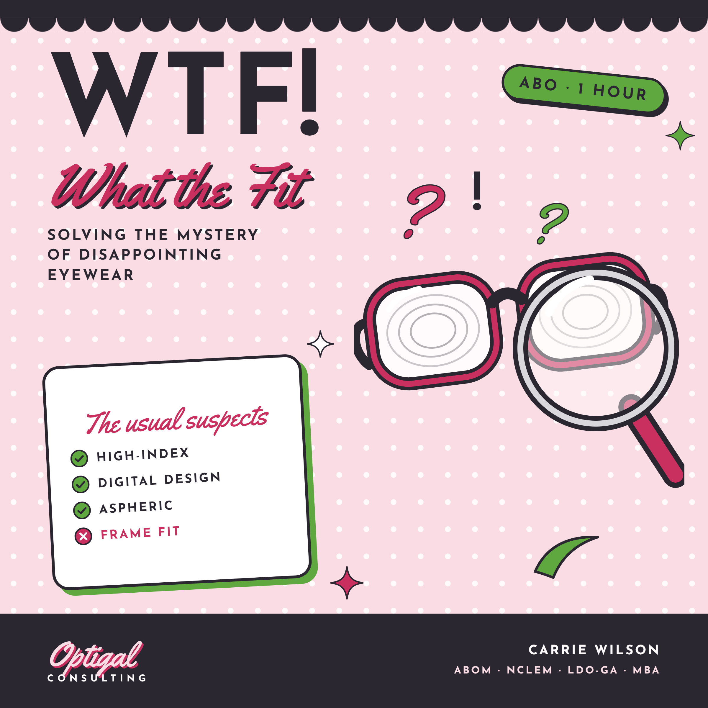 WTF! What the Fit: Solving the Mystery of Disappointing Eyewear