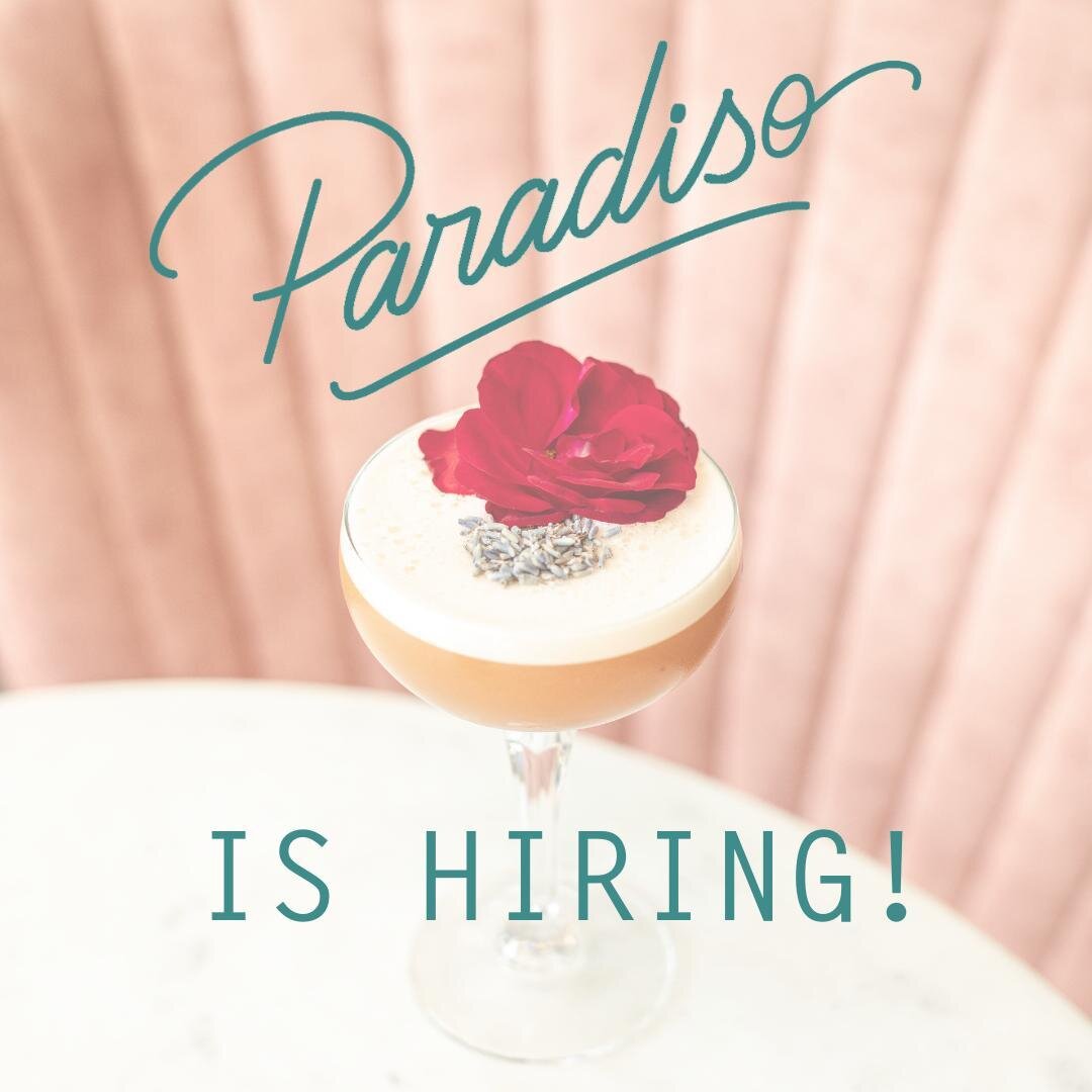 Do you dream of working in one of the most magical places in Dallas? Then read on, friend. We are on the lookout for awesome folks for these positions: ⁠
⁠
*Assistant Manager⁠
*Server⁠
*Bartender⁠
*Cocktail Server⁠
*Expo/To Go Staff⁠
*Busser/Food Run