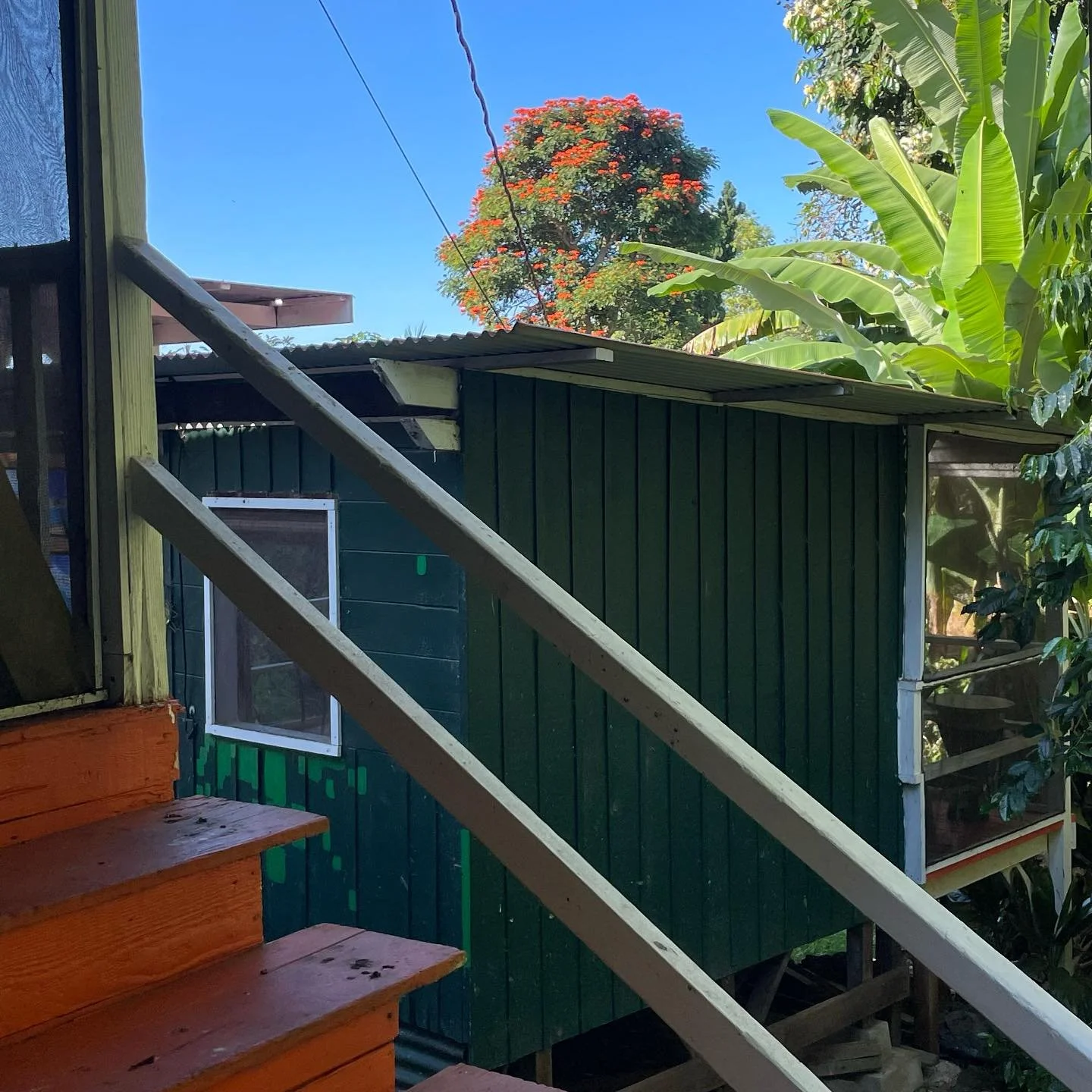 Beautiful Sunday morning. Hurricane Kiko seems to be pulling all the clouds away.