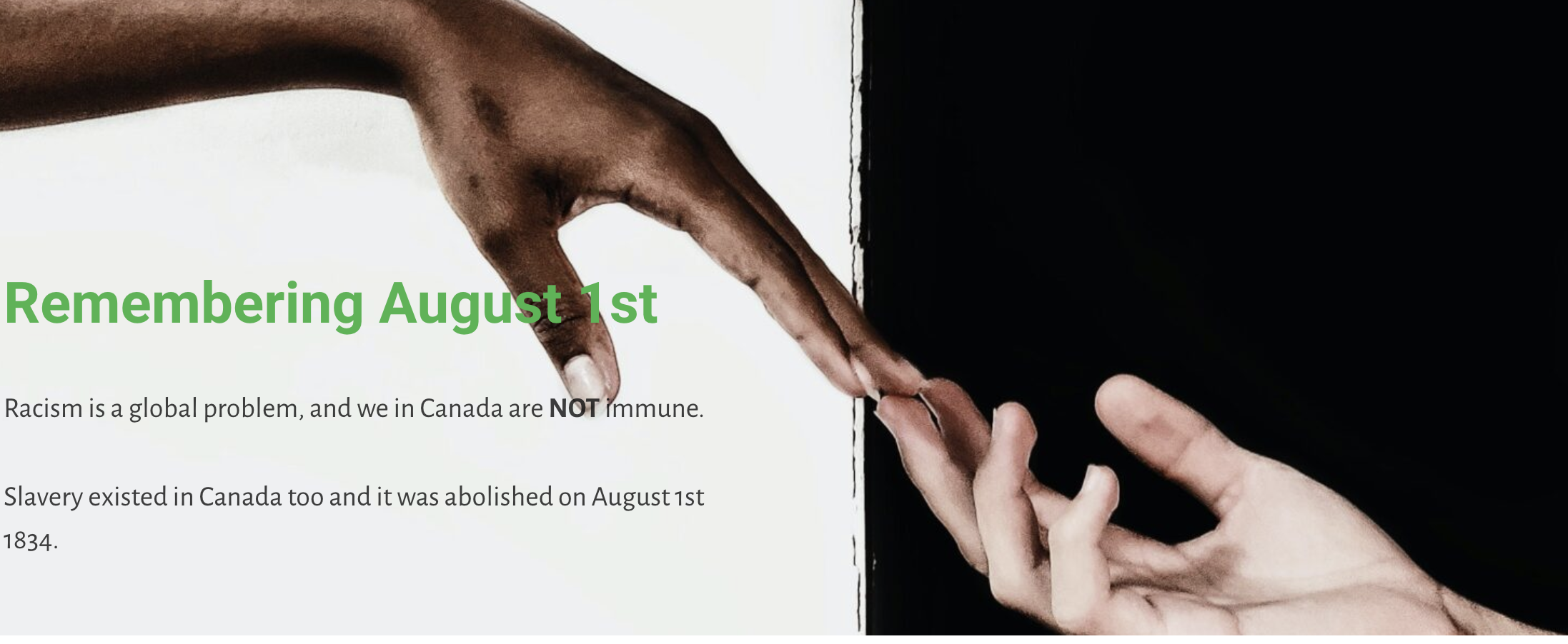 United Against Racism - Remembering August 1st