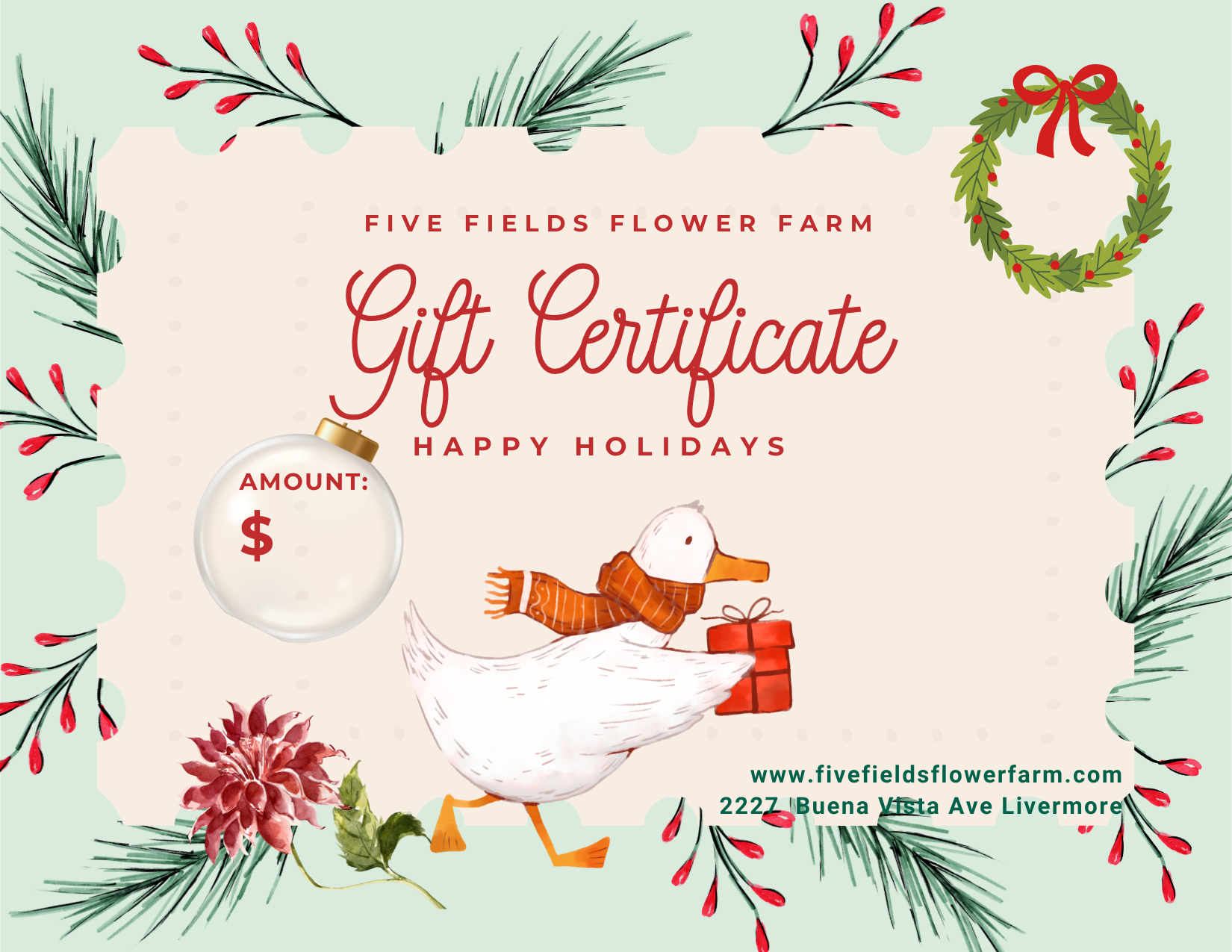 Give the gift of flowers!