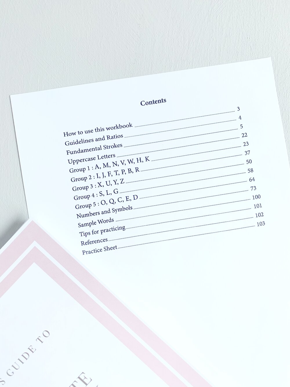 Copperplate Uppercase Letters And Numbers Benjawan Calligraphy