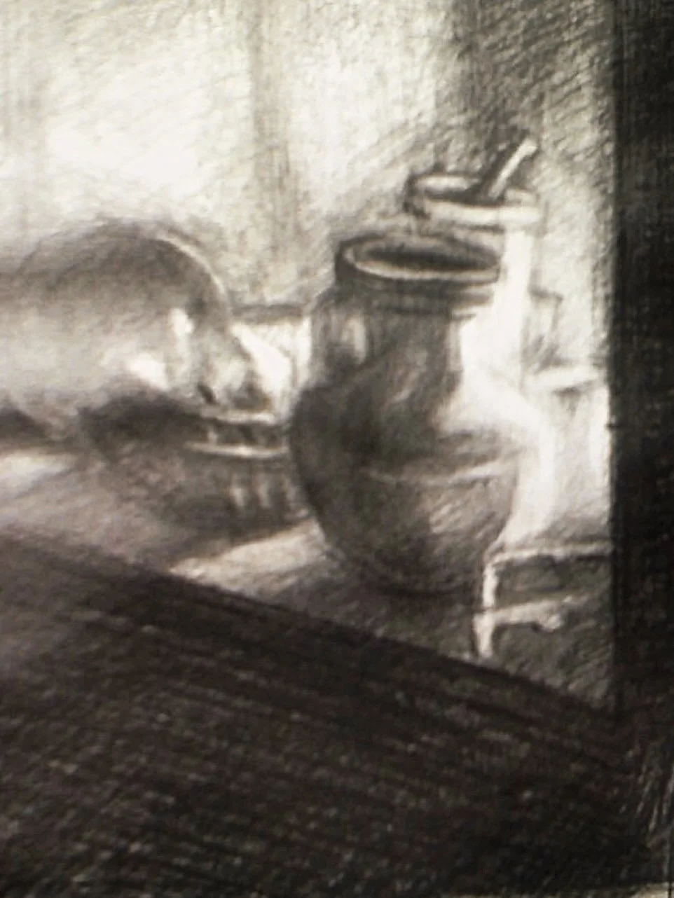 Still life drawing from imagination, 2007