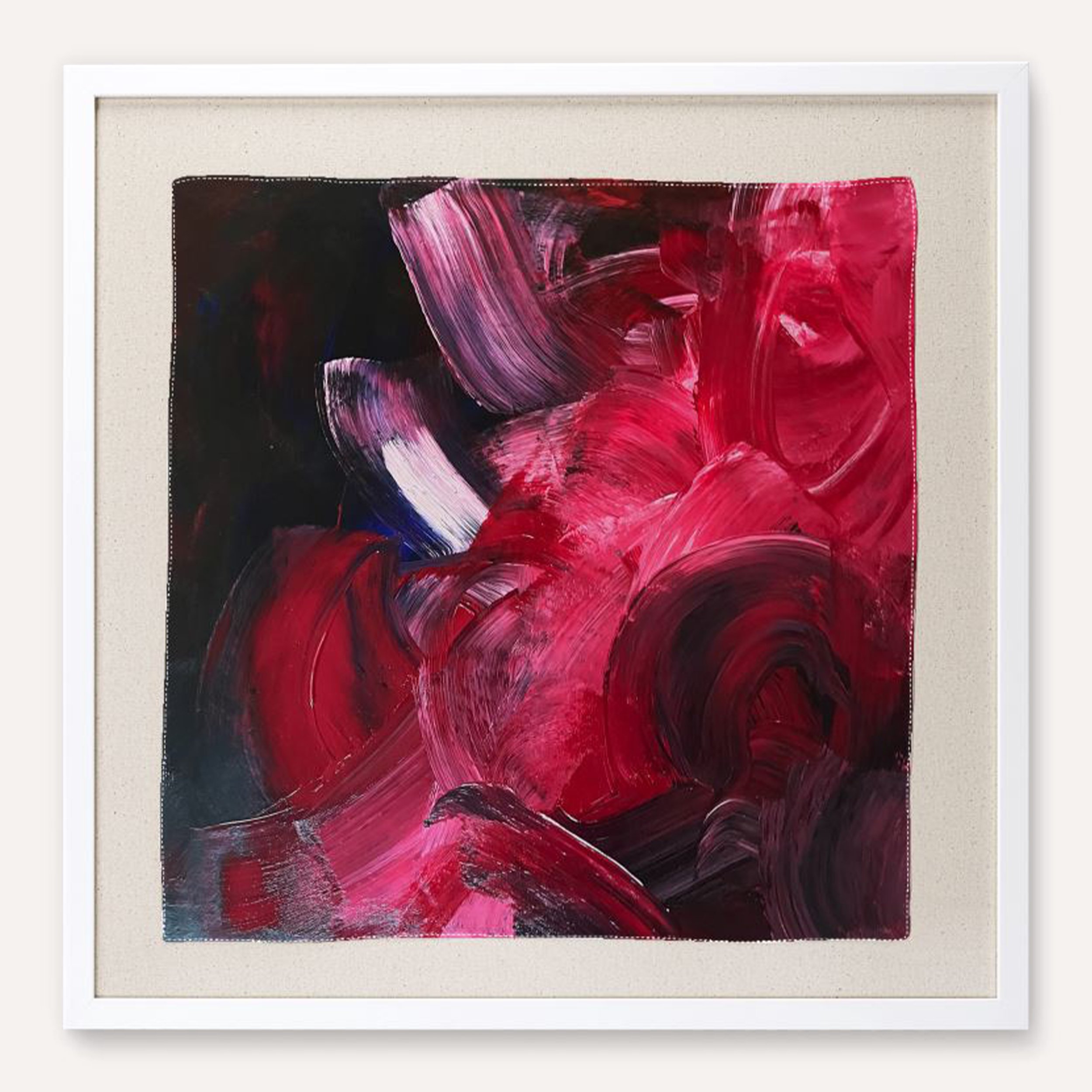 Fanyu Lin, Mouth Wide Open, 20 x 20 in. Front.jpg