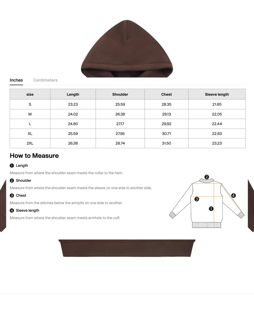 take action brown size chart.jpg