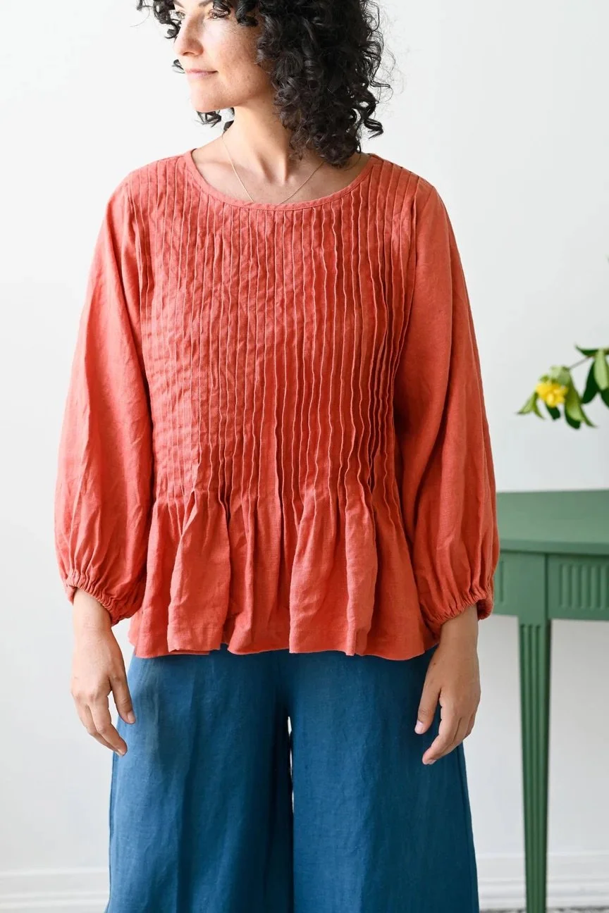 Lazybones Amelia Top Burnt Orange