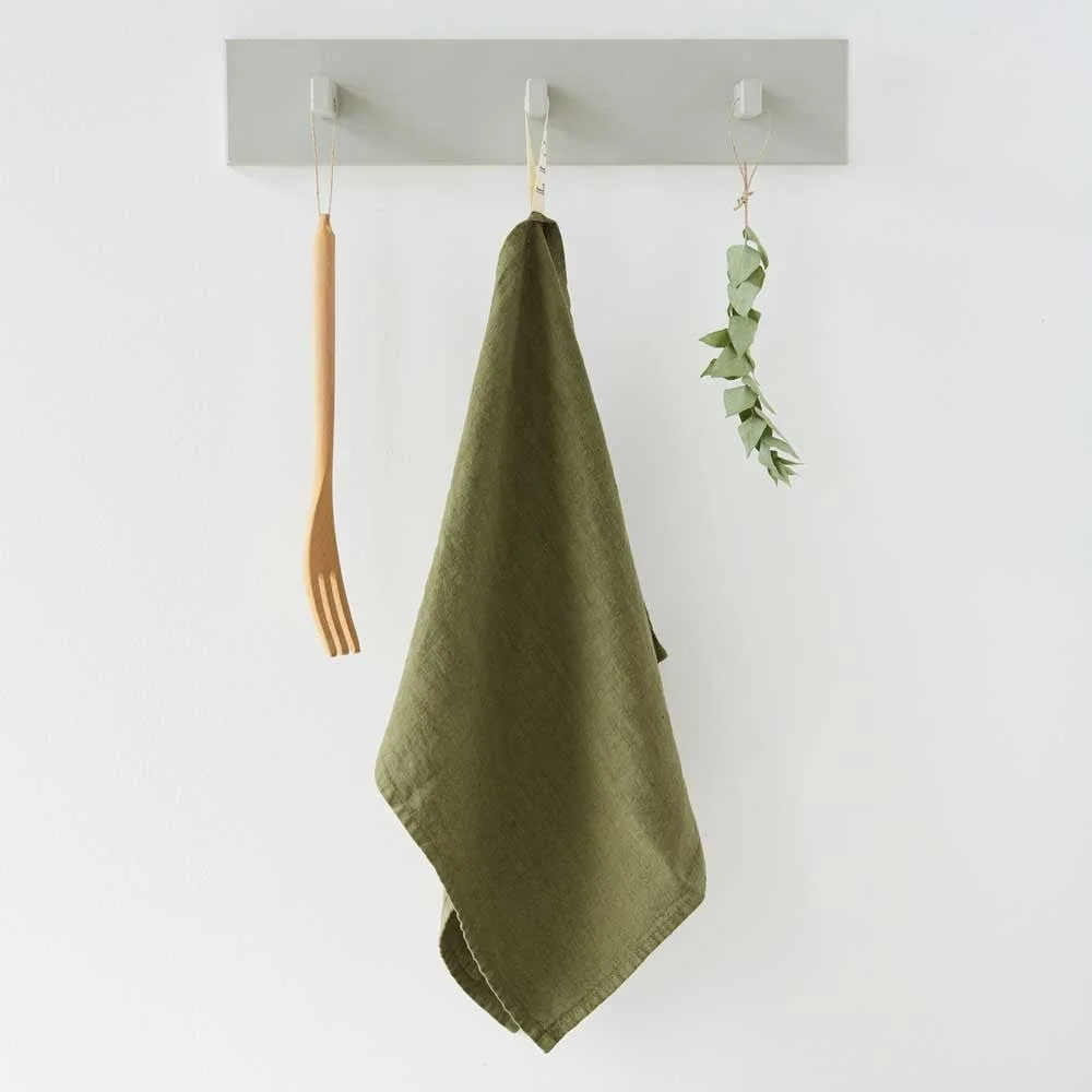 Linen tea towel martini olive.jpg