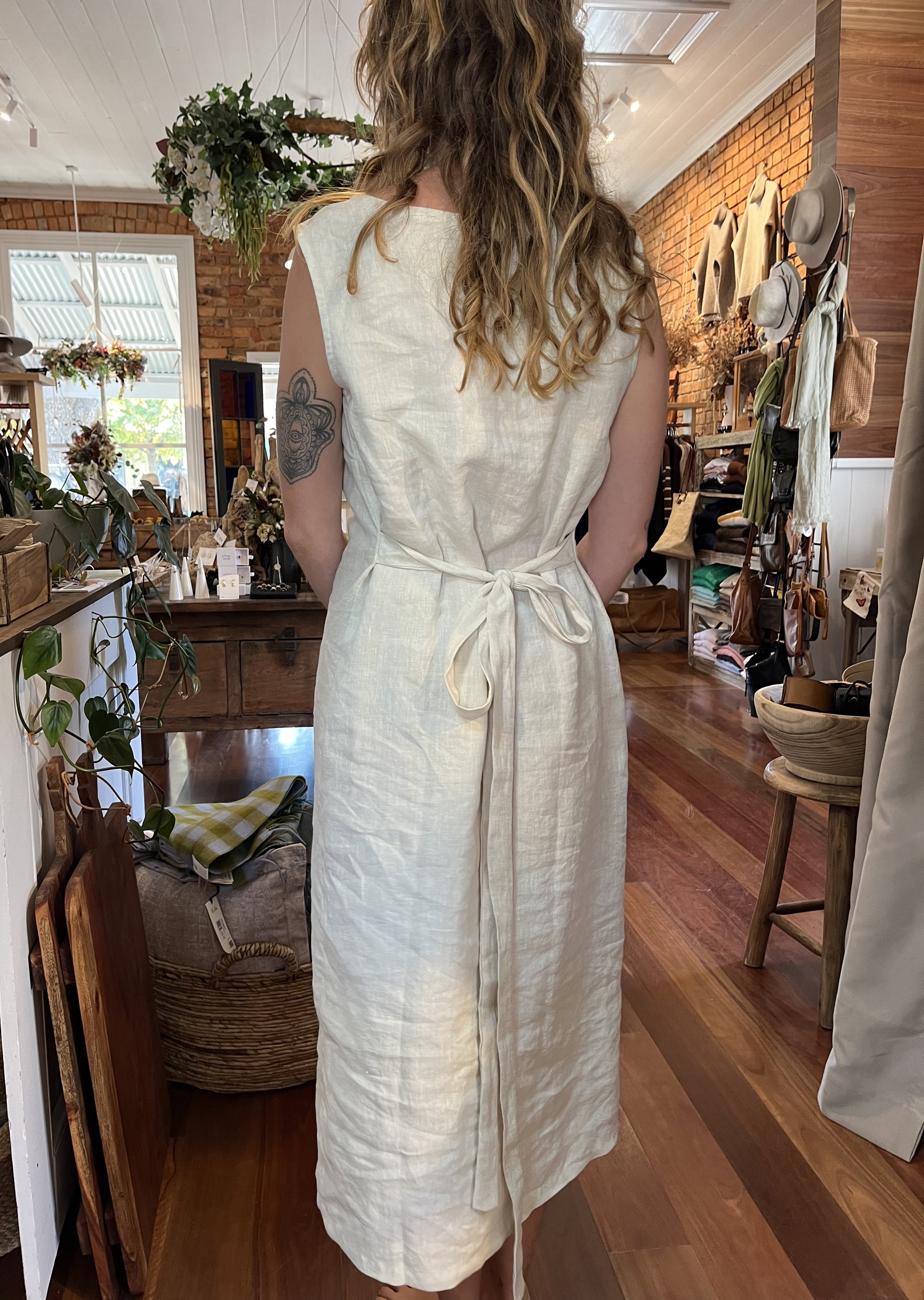 Devina Louise Waist tie dress back.jpeg