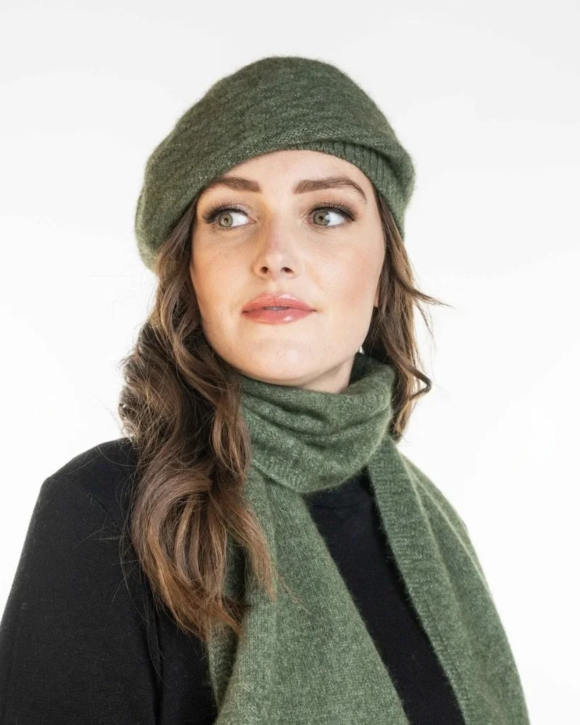 Koru - Zig Zag Beret Moss