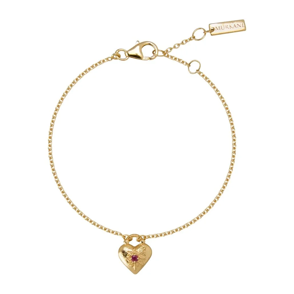 Murkani Love you Small Heart Bracelet