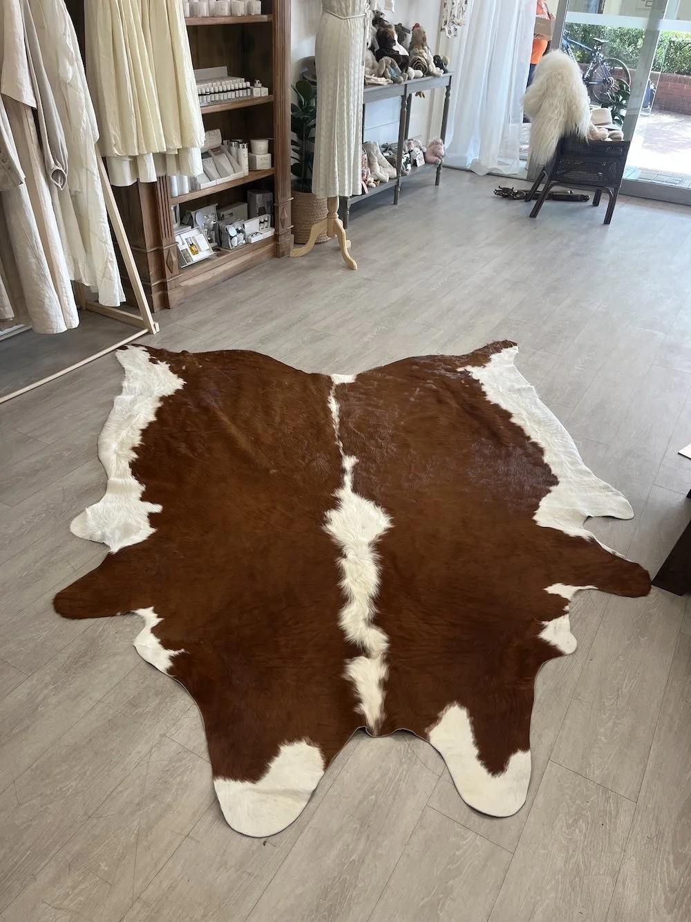 Cowhide 2 - Rich brown Hereford