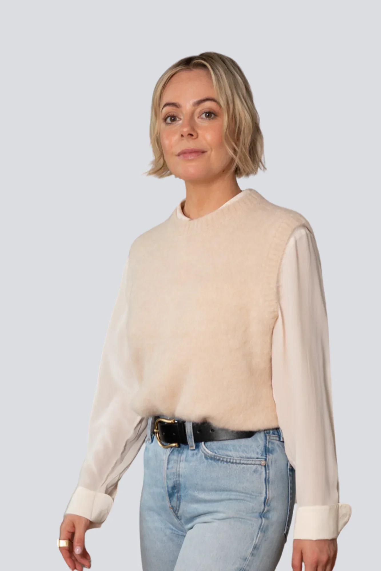 Maxted - Brushed Crew Vest