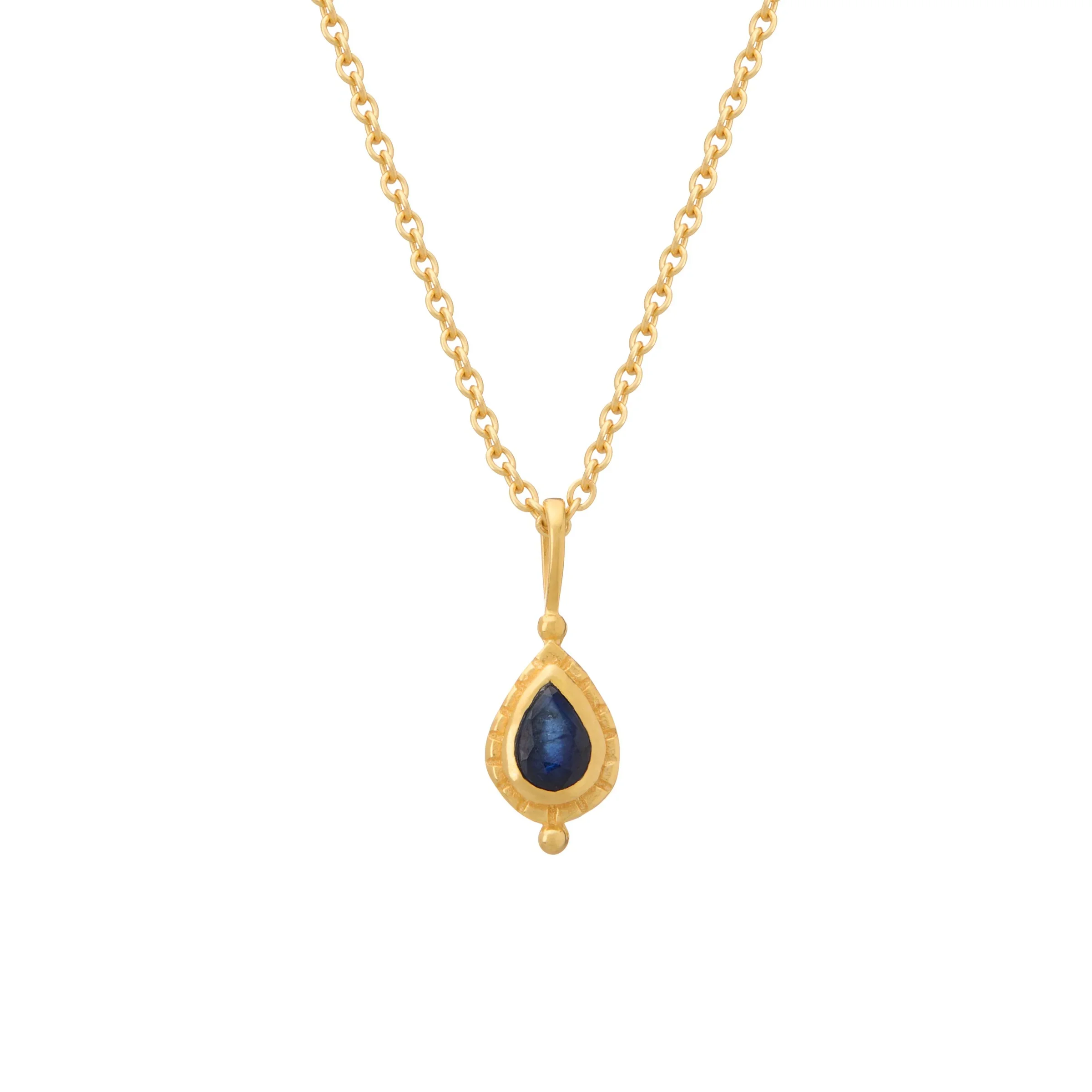 Murkani - September Sapphire Birthstone Necklace