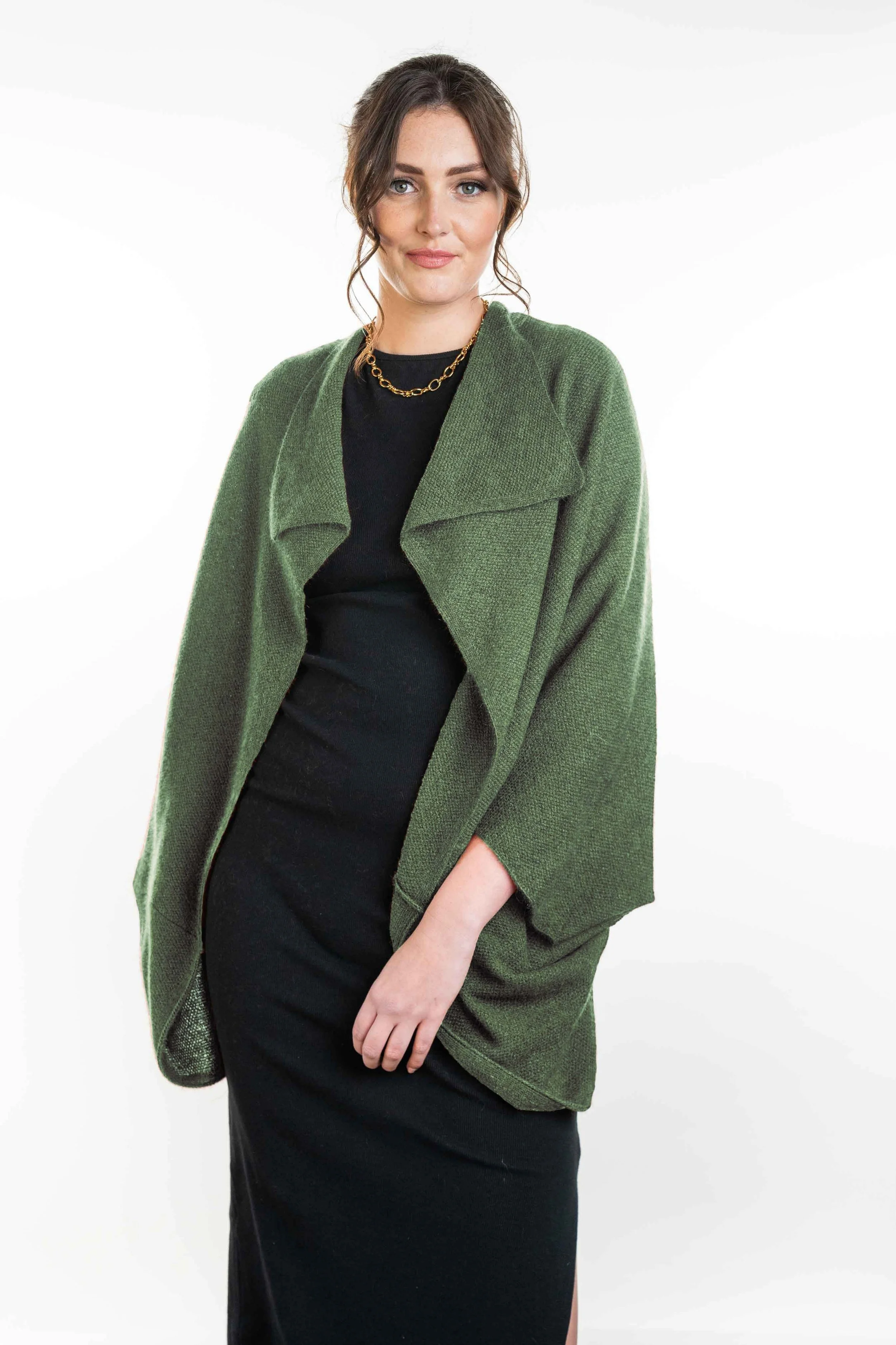 Koru Moss stitch shrug