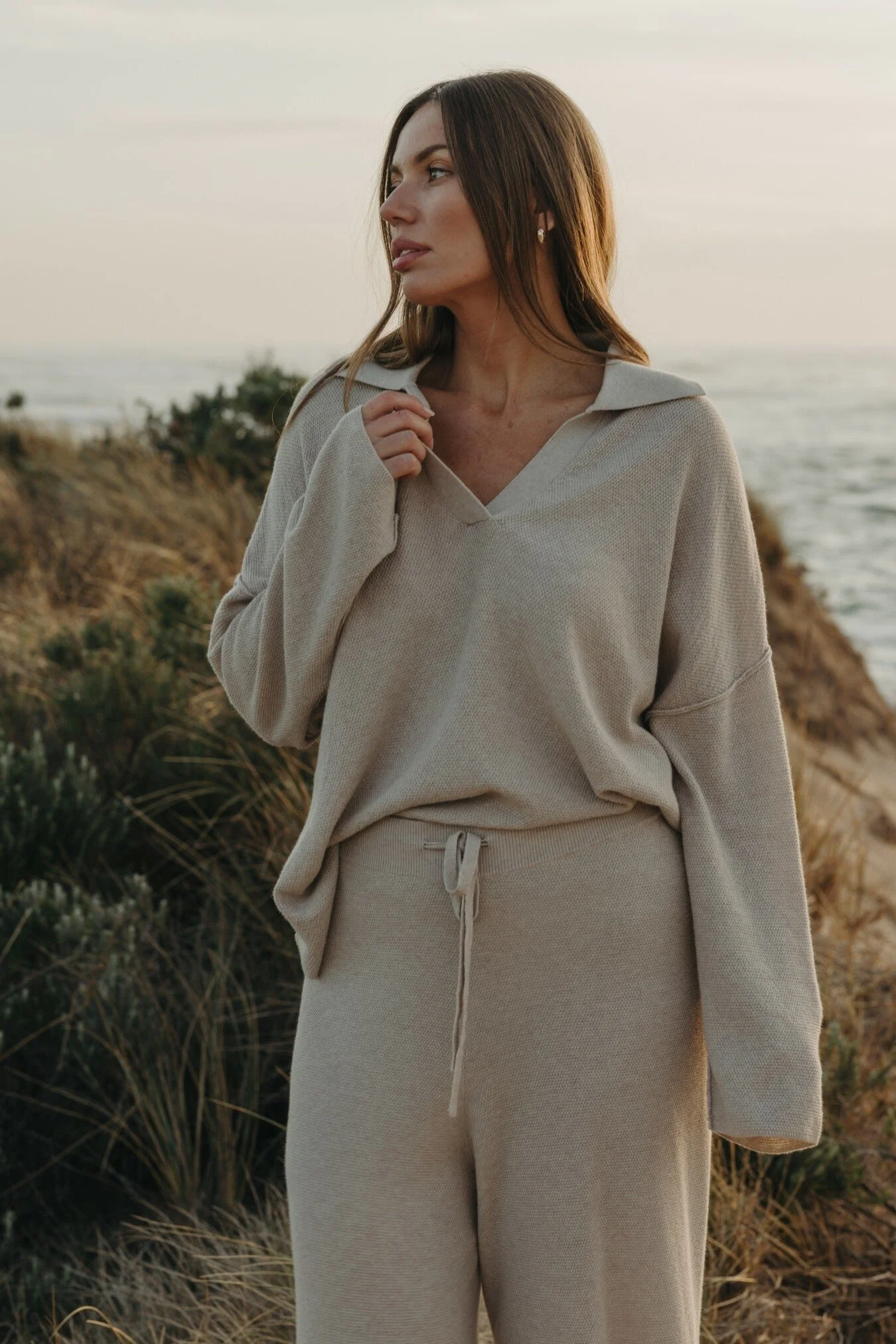 Talamaya Winter Retreat Collar Pullover