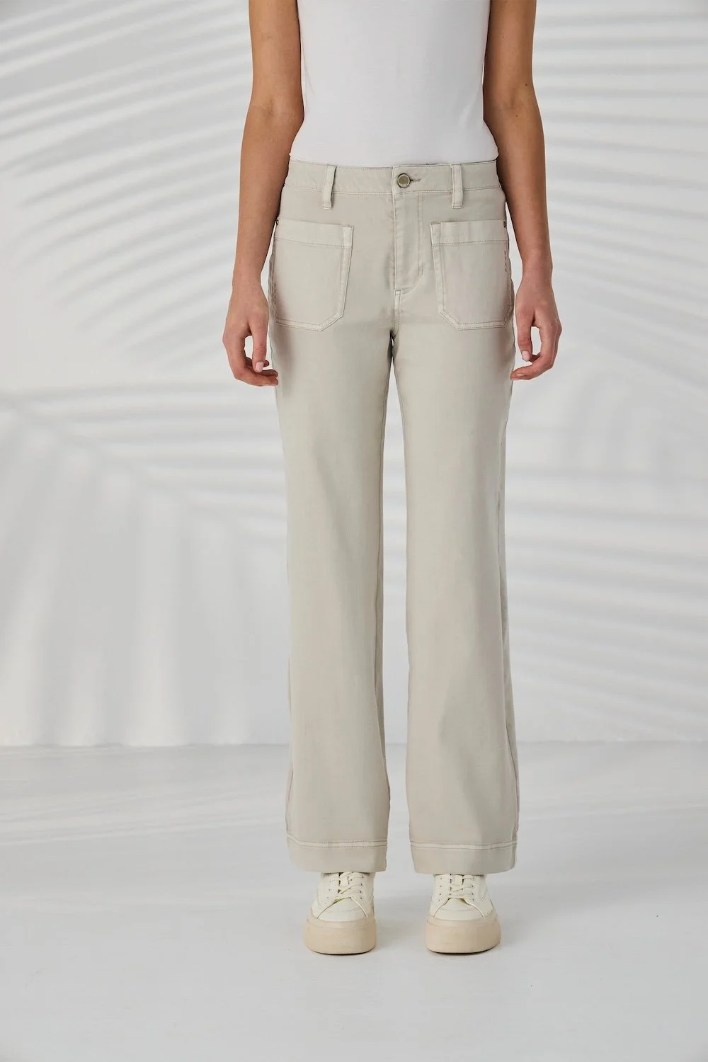 Lania The Label Chrome jean - Almond