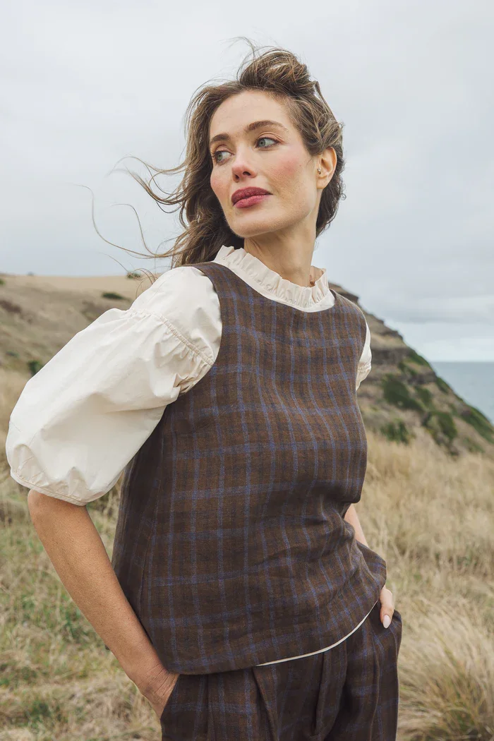 evas-sunday-Ellis-Shell-Top-Coco-Plaid-albury-wodonga.webp
