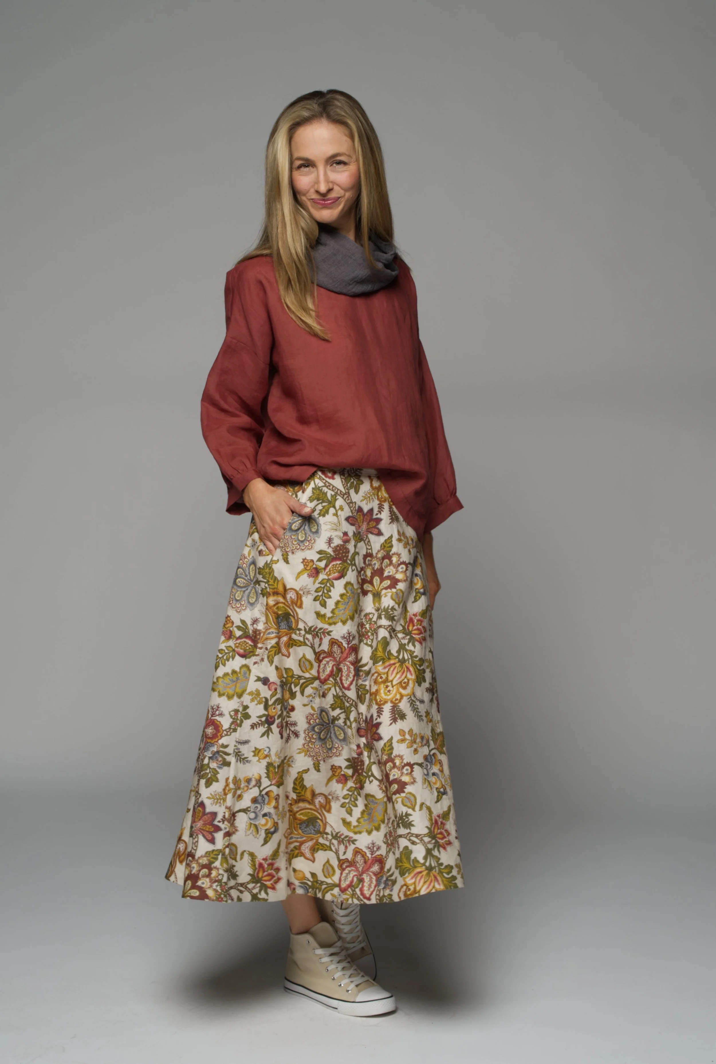 Muse A-line Tulip skirt