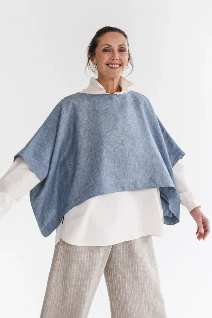 Eva's Sunday Tommy Top - Bluestone