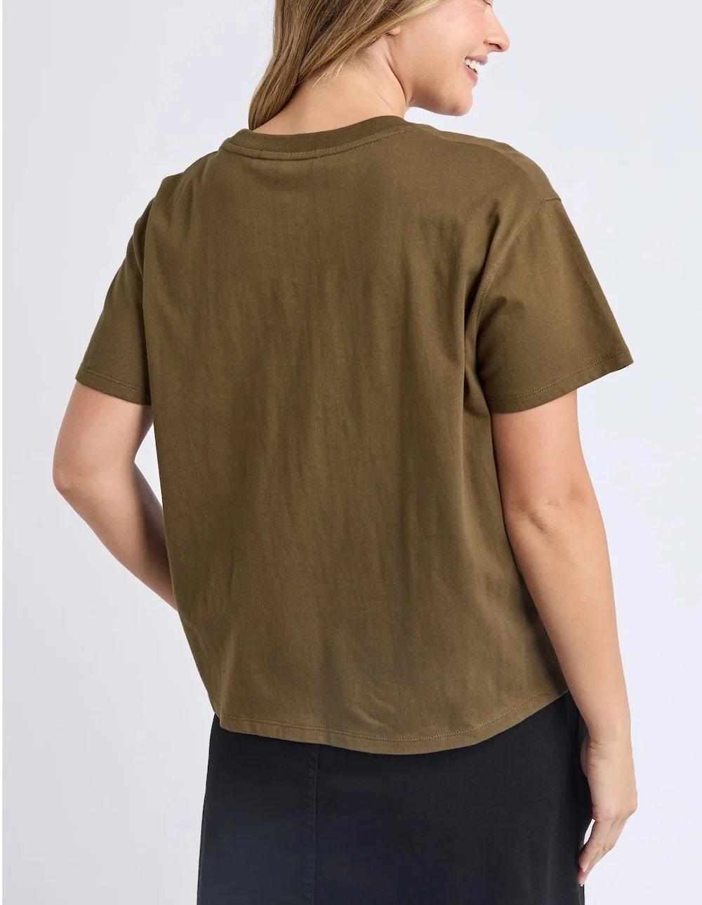 foxwood-Arlington-Tee-Dark-Olive-womens-cotton-tee.jpeg