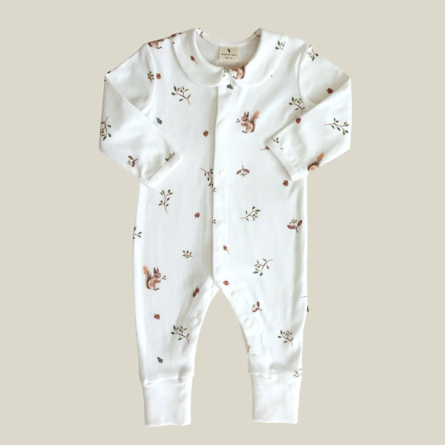 Fledge and Thread Babygrow - Squirrel