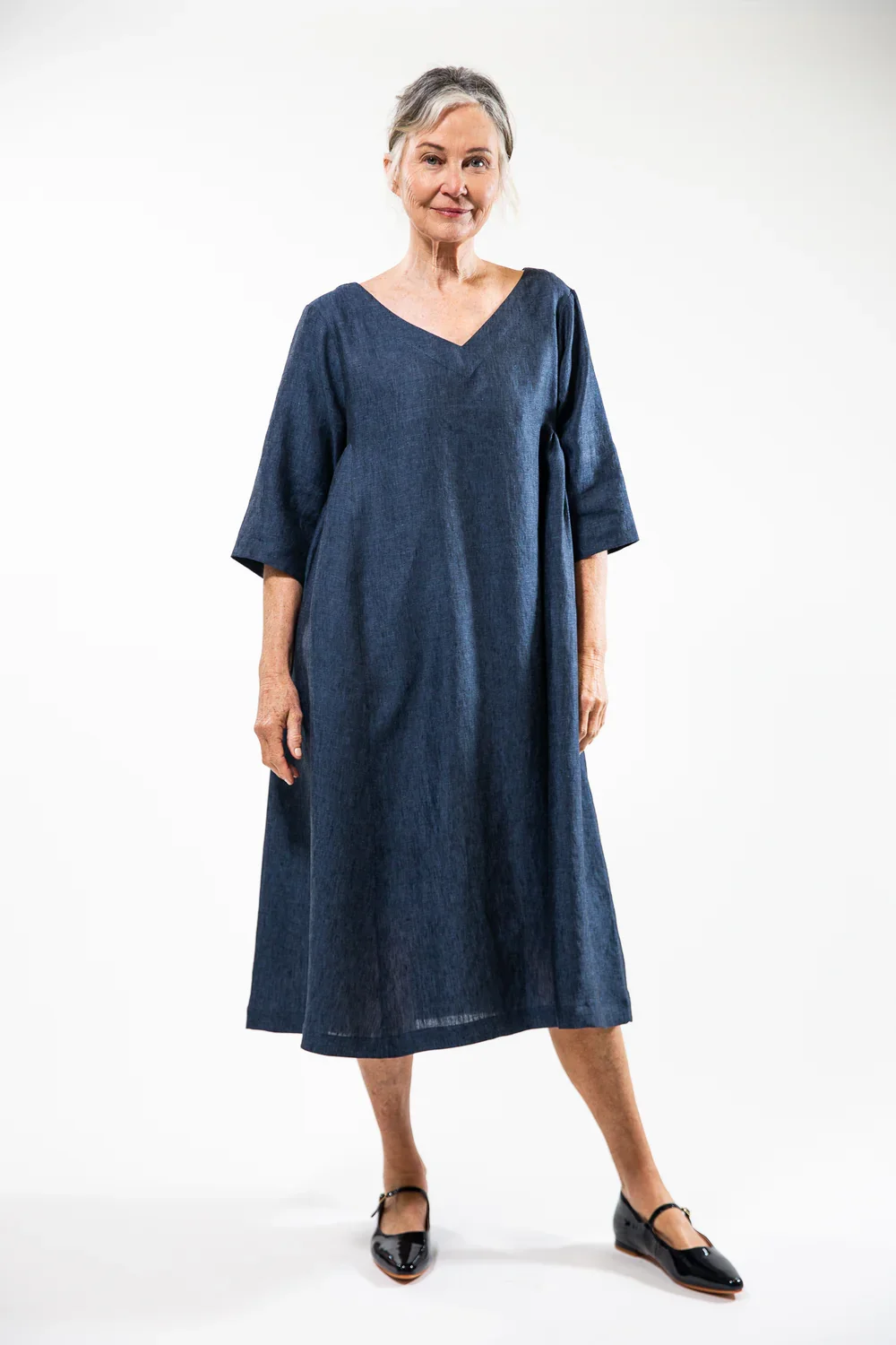 Eva's Sunday Ottie Dress - Navy