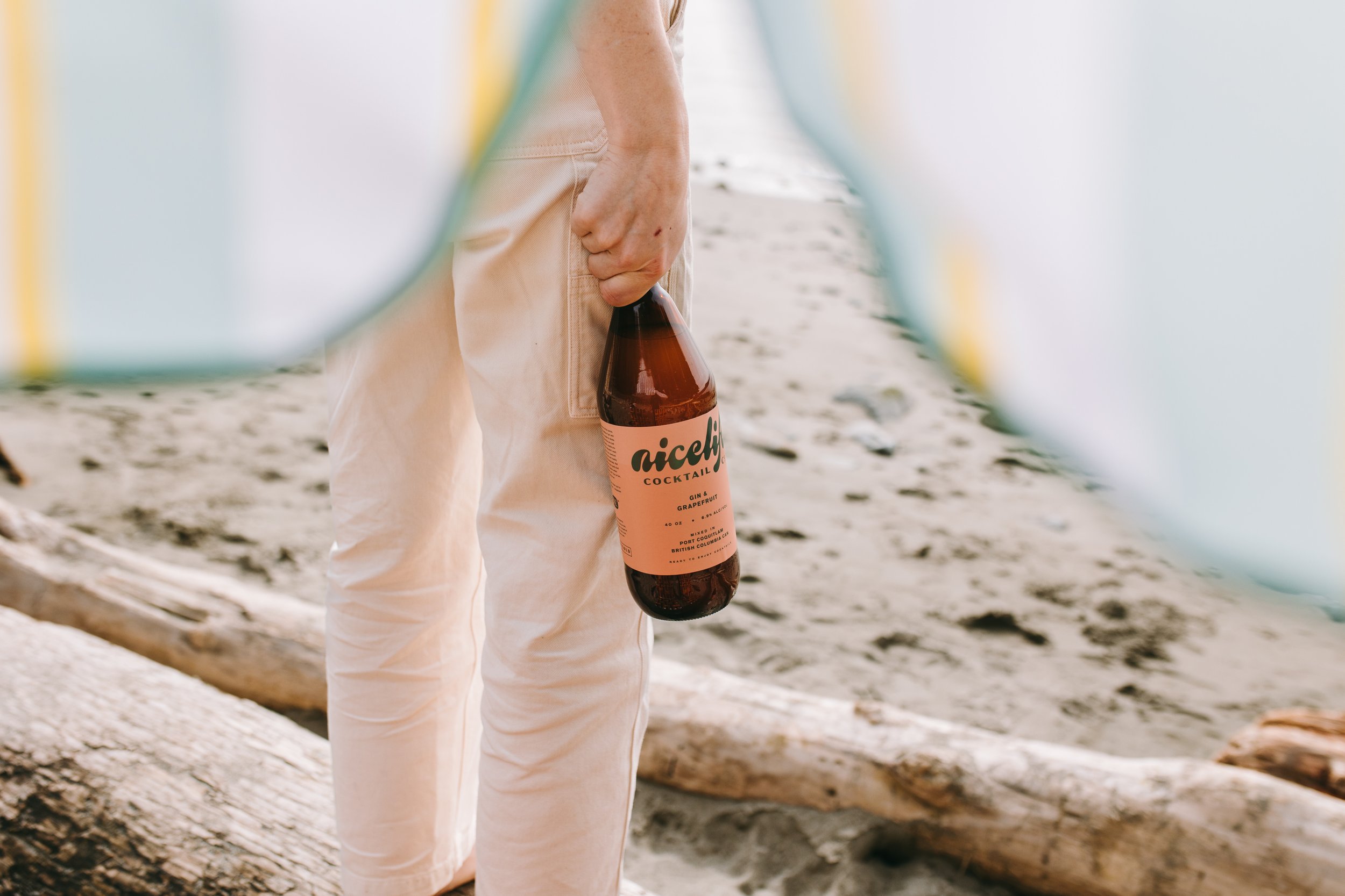 Cocktail brand photography for Nice Life Cocktails Co by Moments of Wild Photography